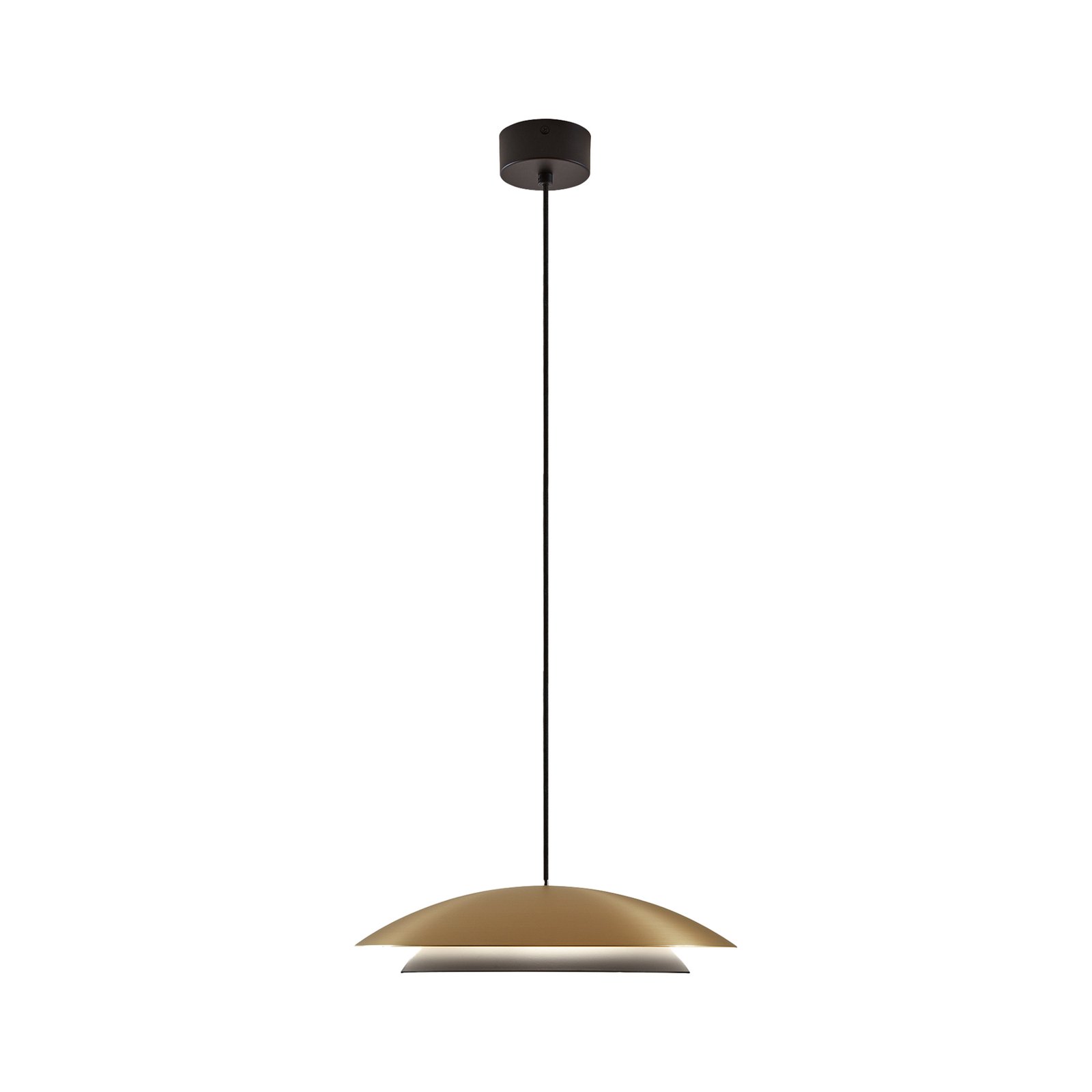 LEDS-C4 LED pendant light Noway Small, RC-dim, CCT, gold dimmable