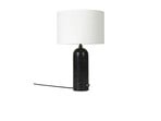 Gravity Table Lamp Small Black Marble/White - GUBI