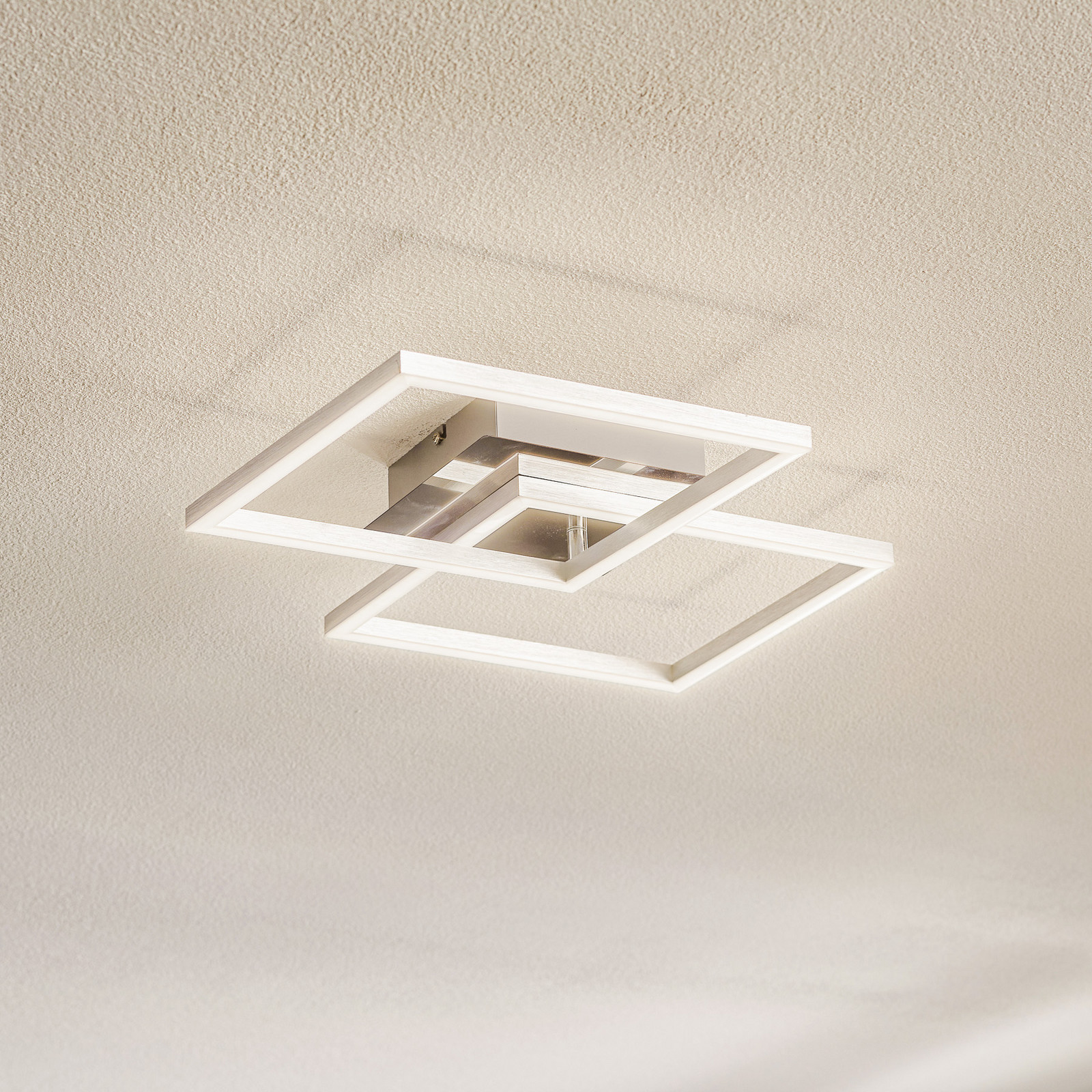 Briloner 3210-018 plafonieră LED rotativă reglabilă - Camera de zi / sufragerie - modern - alb crom aluminiu - Metal
