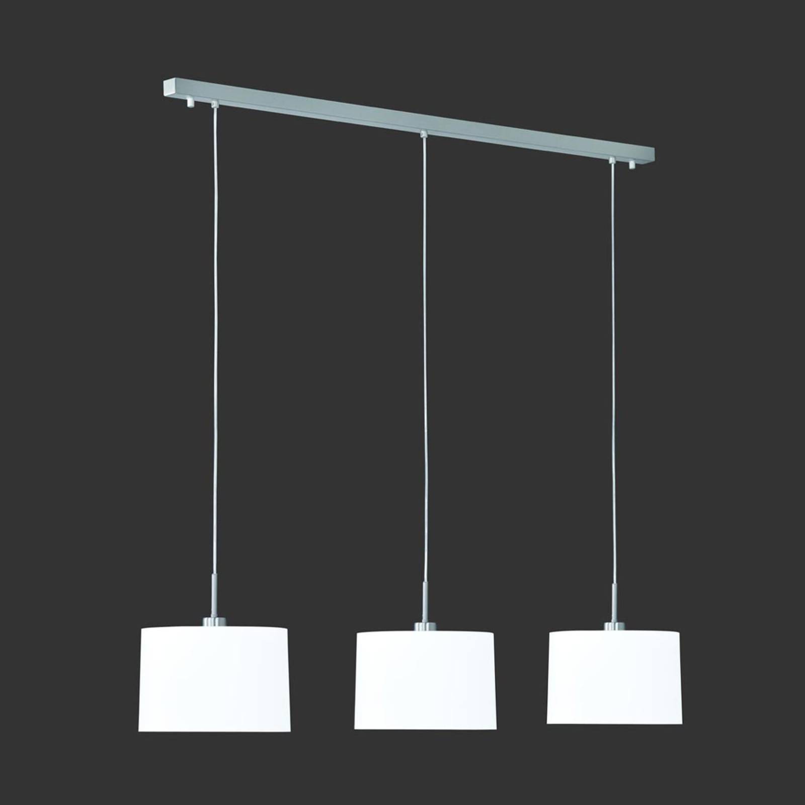 Hanglamp Loop 3-lamps sits wit