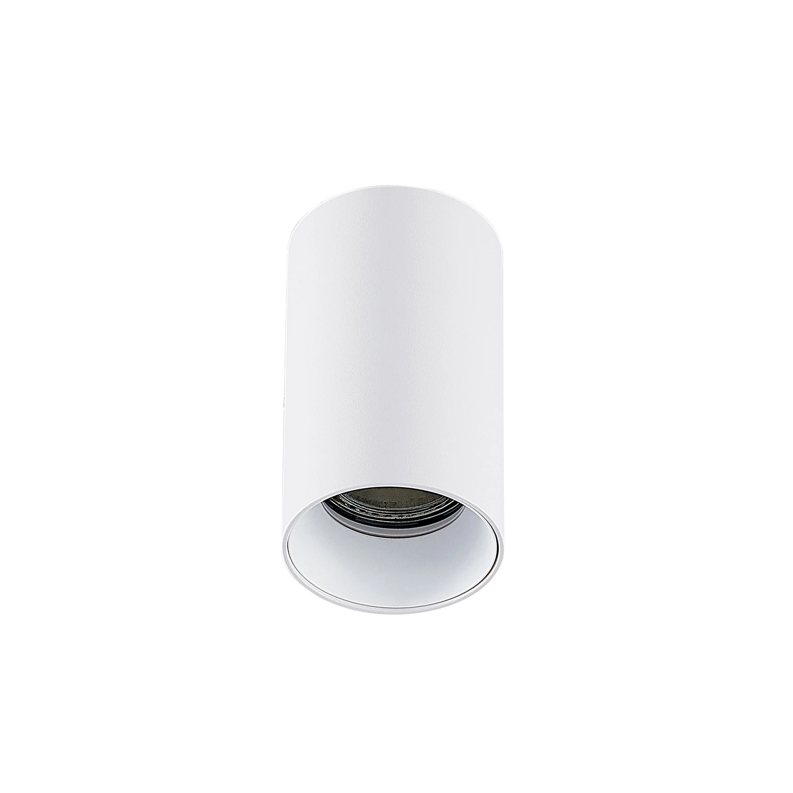 Arcchio Downlight Brinja, alb, metal, Ø 6 cm, rotund, GU10