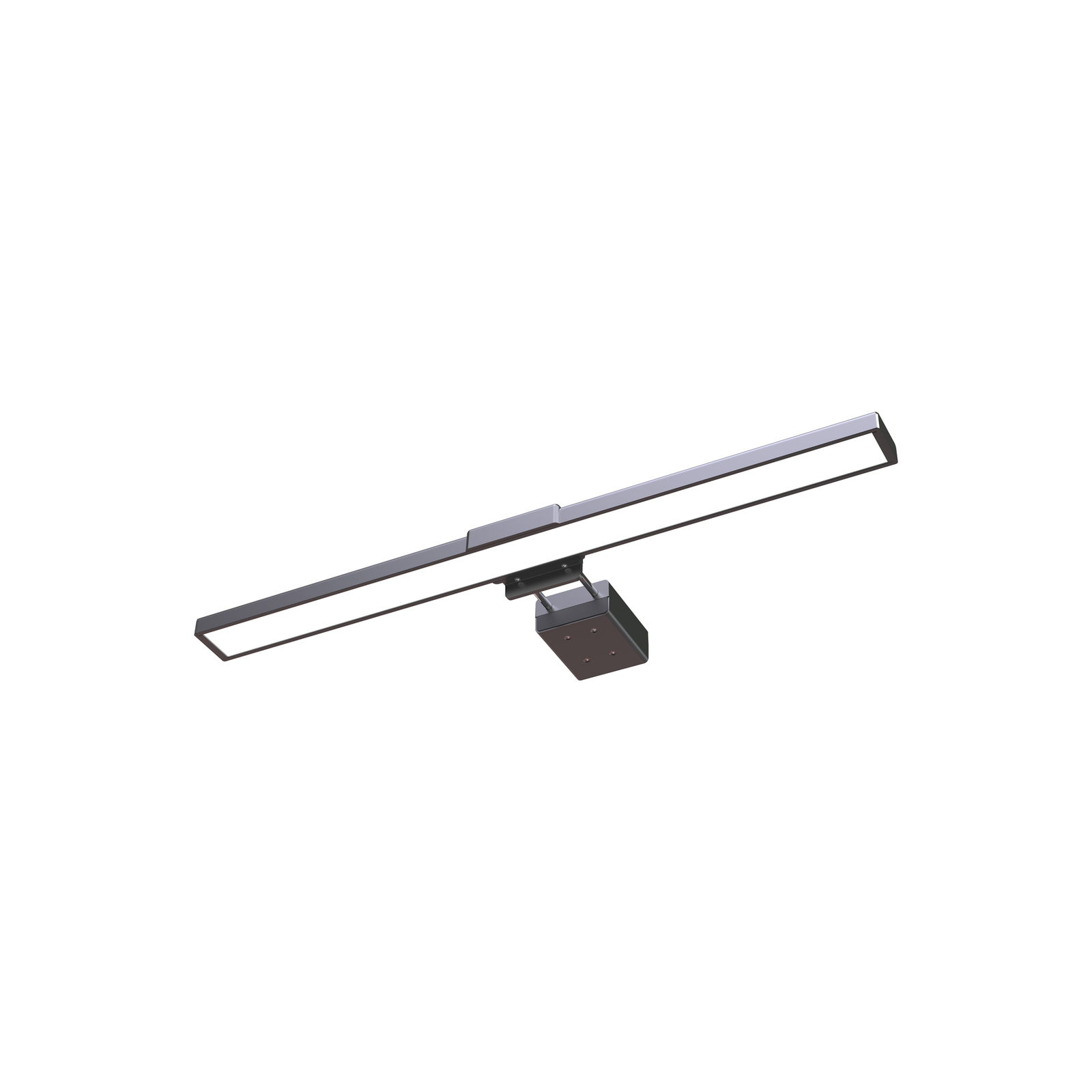 Aluminor Line LED clip-on lamp for screen, 40 cm