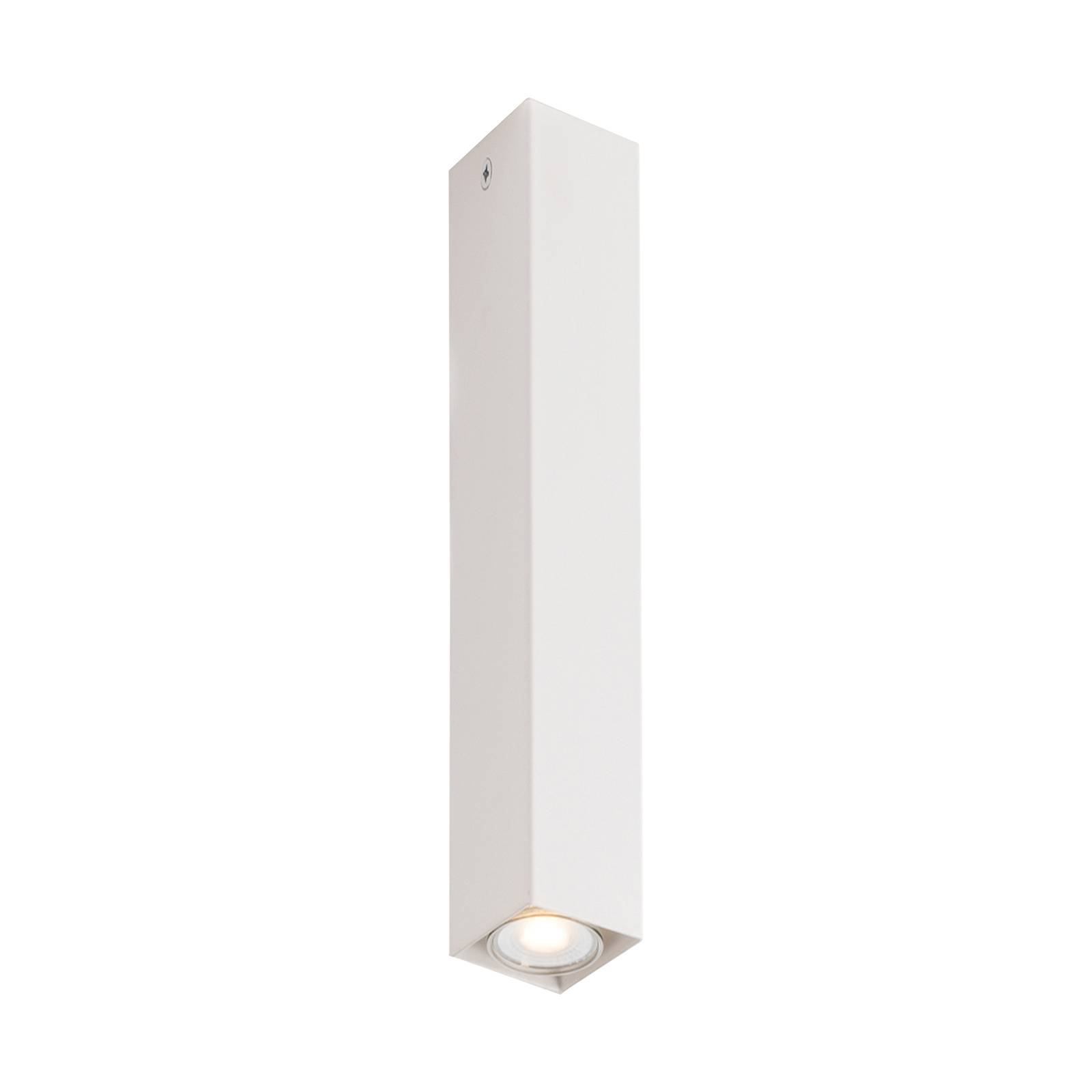 Eco-Light Downlight Fluke de forme angulaire hauteur 40 cm blanc