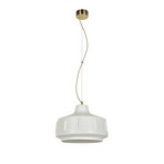 Jimmy Hängelampe Ø 38 cm, weiß, Keramik - MARKET SET