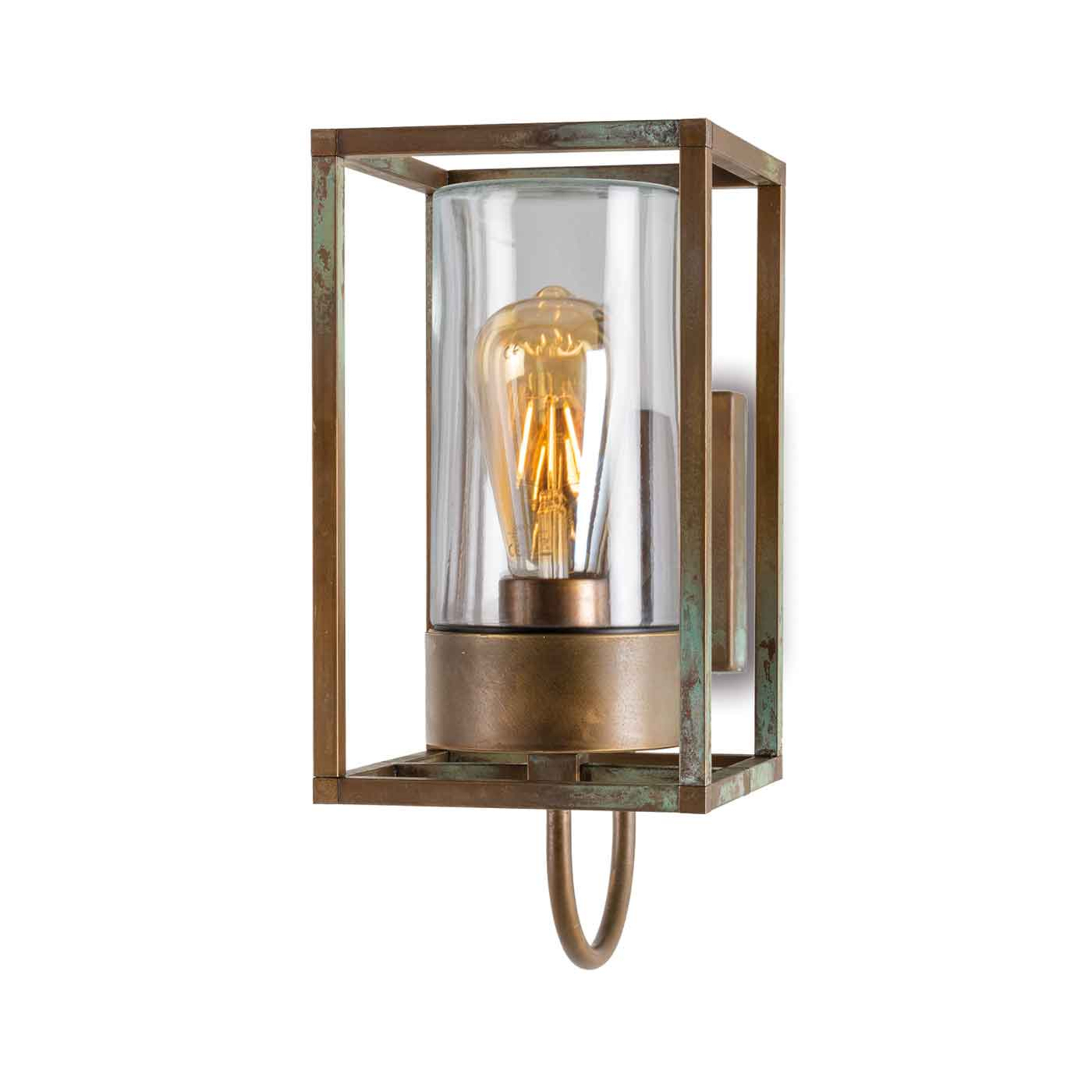 Outdoor wall light Cubic³ 3362 brass antique