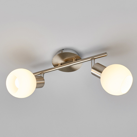 ELAINA - 2-pkt. lampa sufitowa LED, matowy nikiel