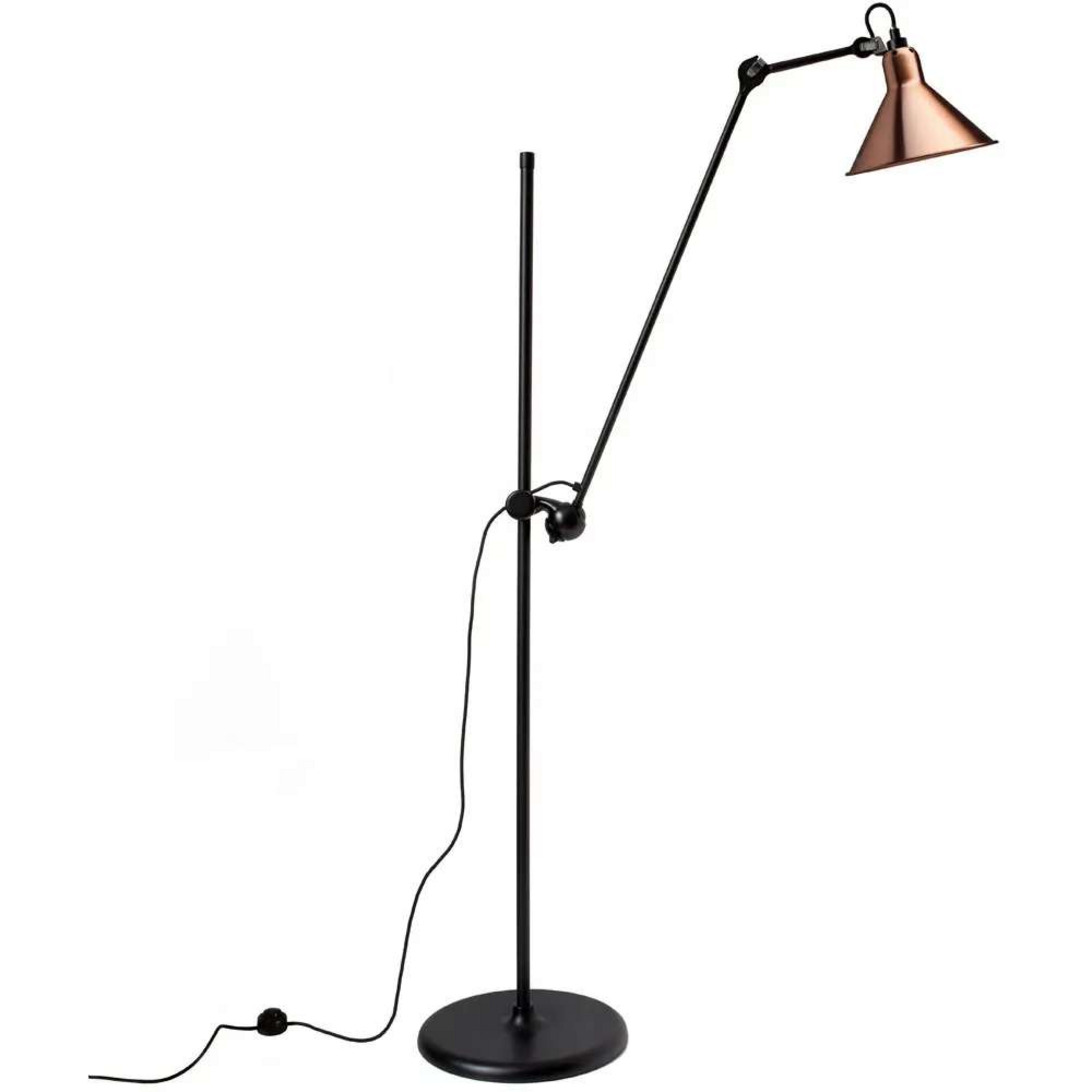 215 Piantana Nero/Rame/Bianco - Lampe Gras