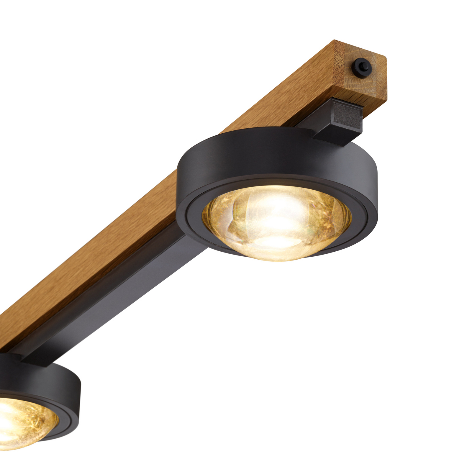 Buschwerk LED-Pendelleuchte Beam, Eiche geölt, CCT, dimmbar