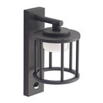 Berenike Utomhus Vägglampa w/Sensor Dark Grey - Lucande