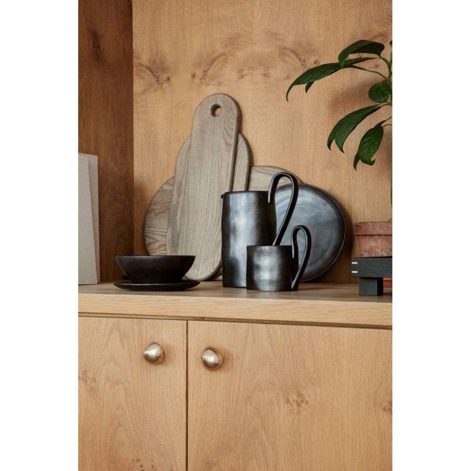 Flow Mug Black - Ferm Living