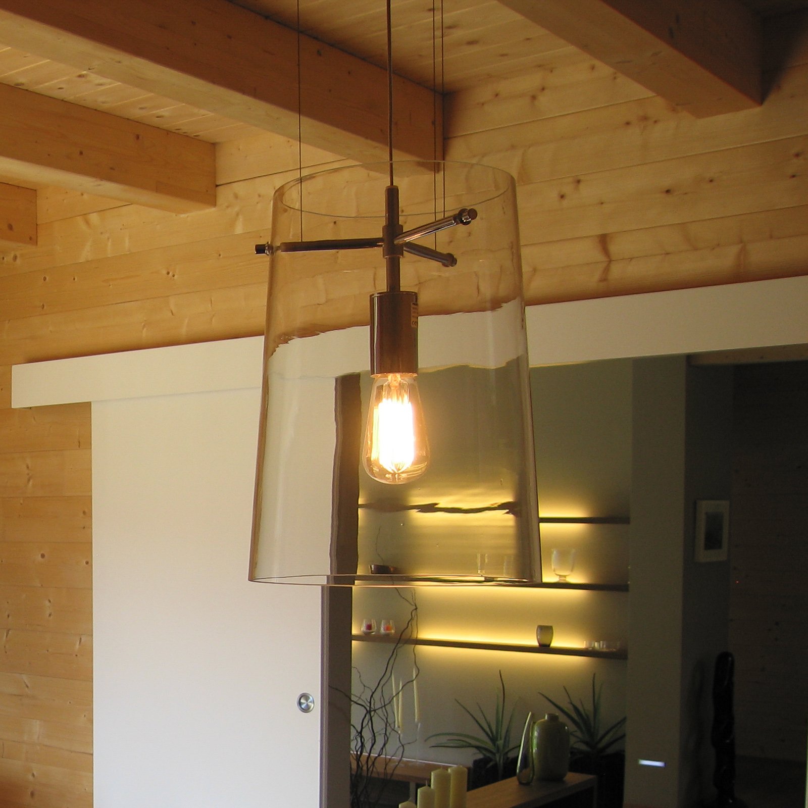 Prandina Sera S3 hanglamp, helder, Ø 33 cm
