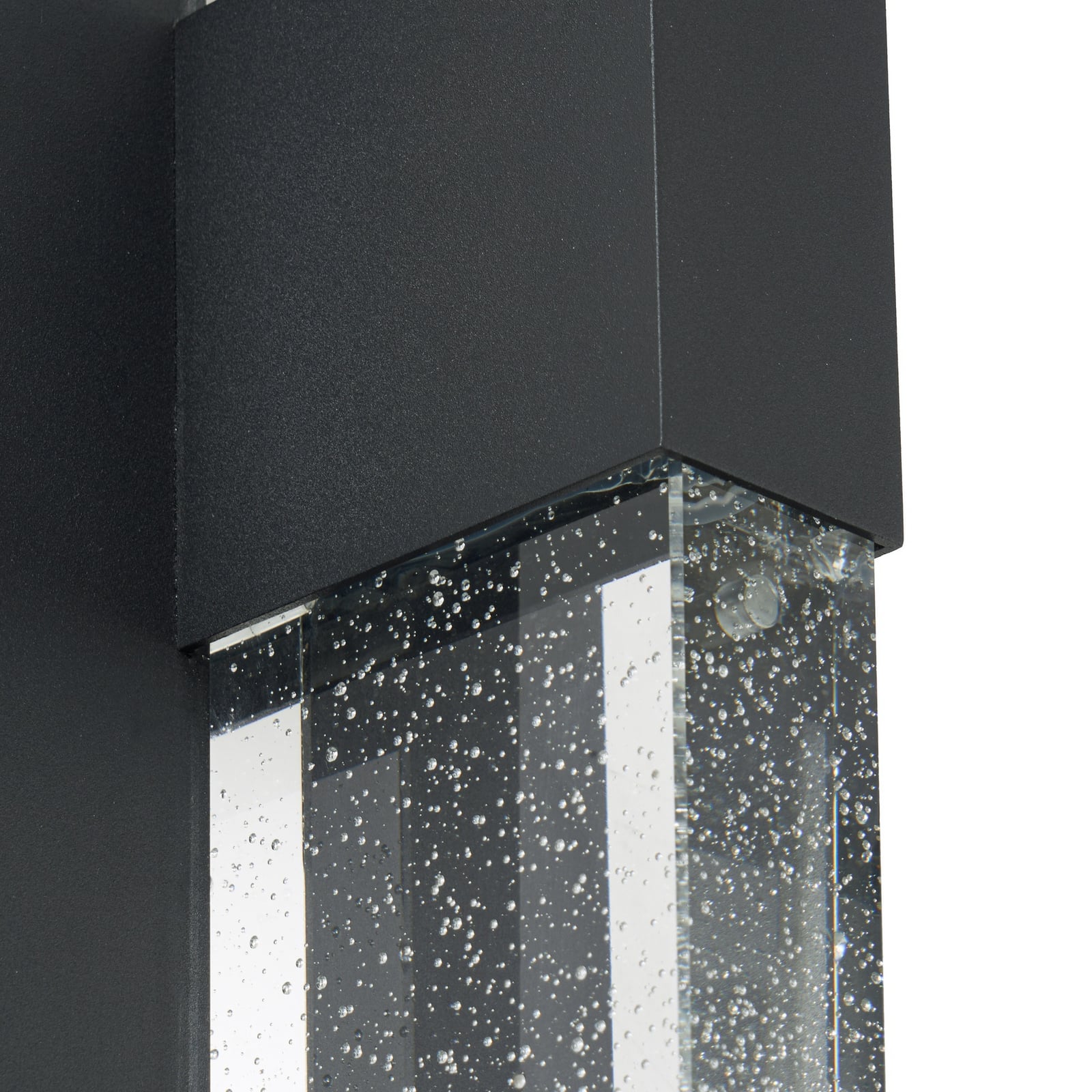 Velune LED-Außenwandlampe, anthrazit/klar 46cm CCT - Lucande