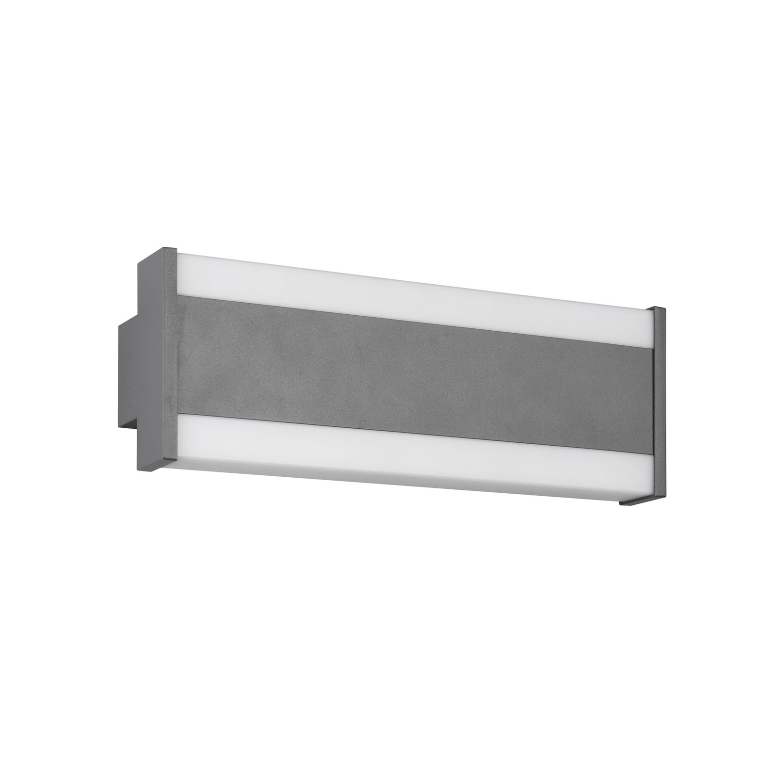 LED buiten wandlamp DAWSON, 30 cm, antraciet IP54 CCT up/down