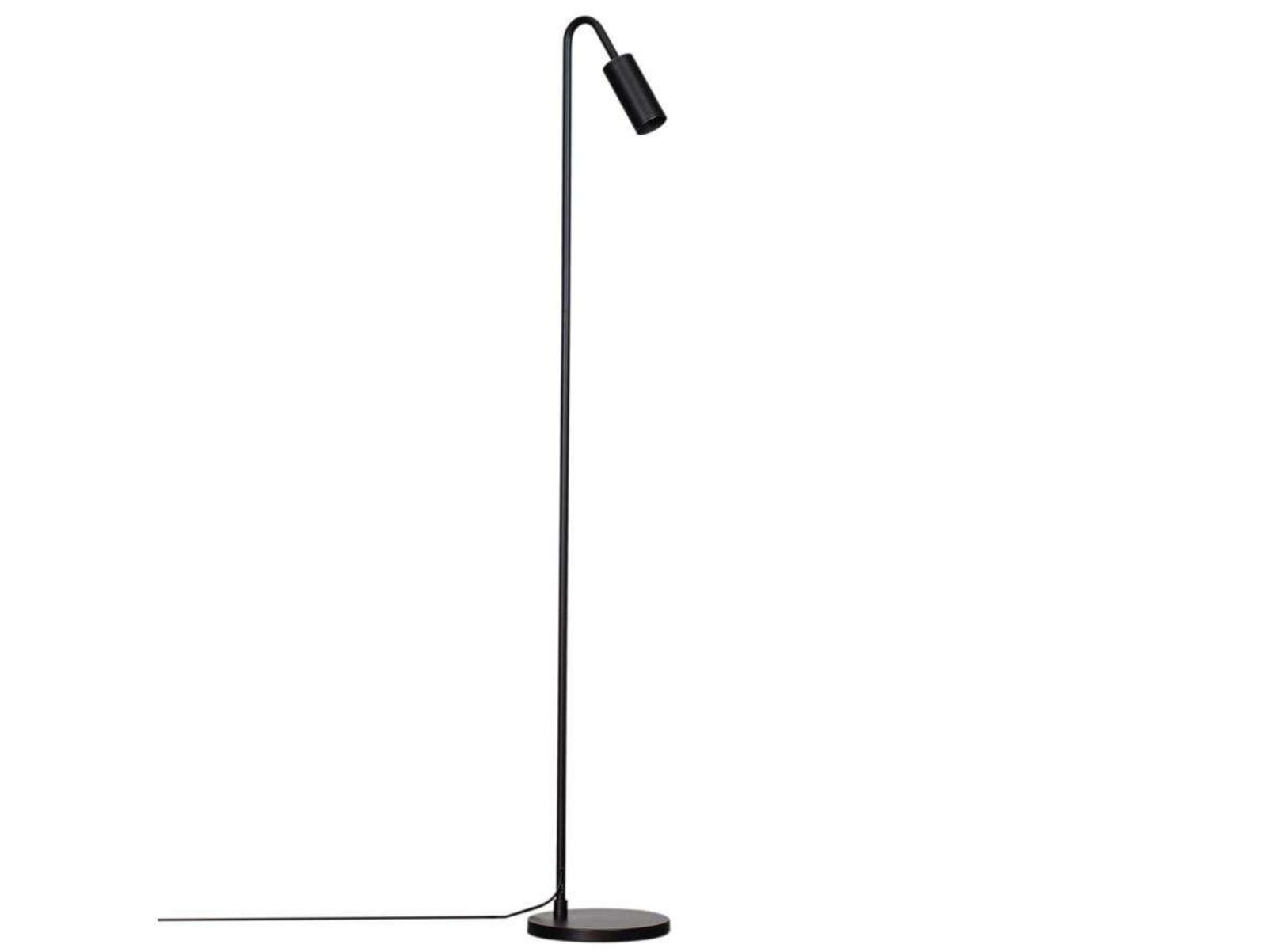 Lampa stojąca Curve marki By Rydéns, czarna matowa, metal, GU10 Lampa stojąca Curve marki By Rydéns, czarna matowa, metal, GU10