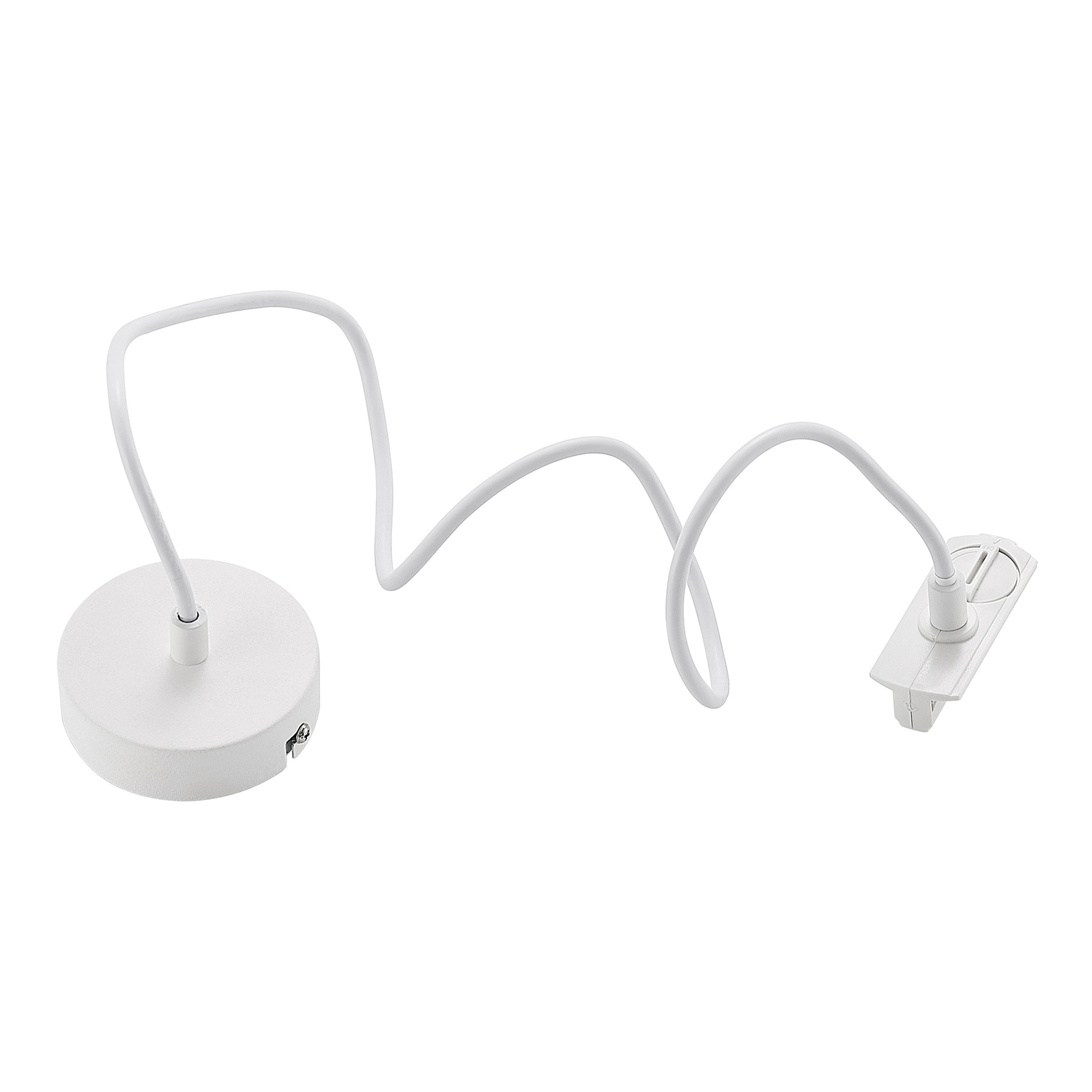 Lindby Linaro verzorg. 1-fase-adapter wit