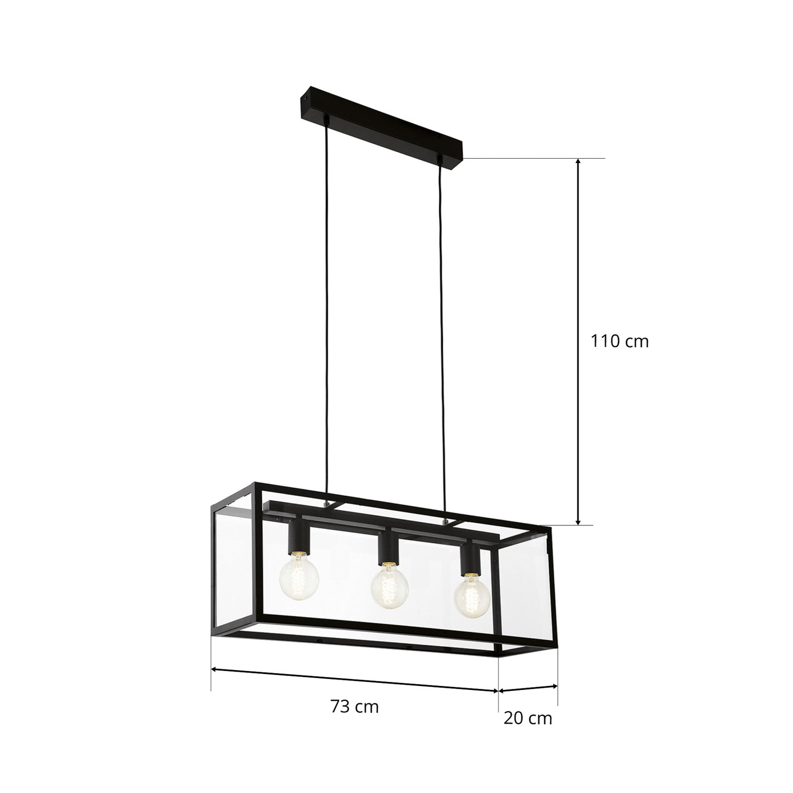 Charterhouse - vintage-stiilis ripplamp