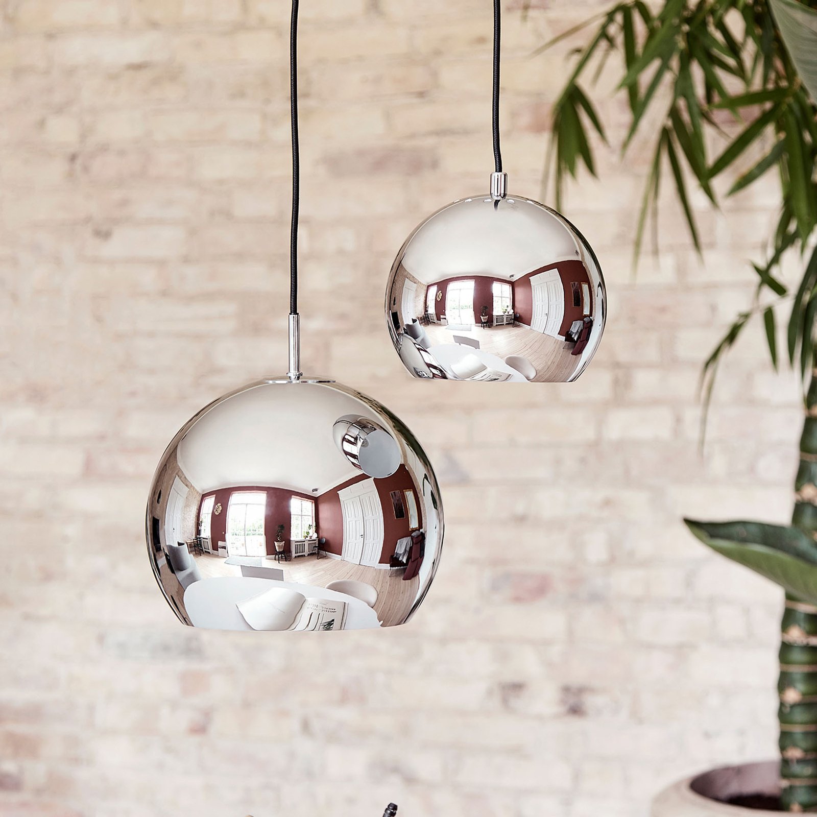Ball Hanglamp Ø18 Glossy Chrome - Frandsen