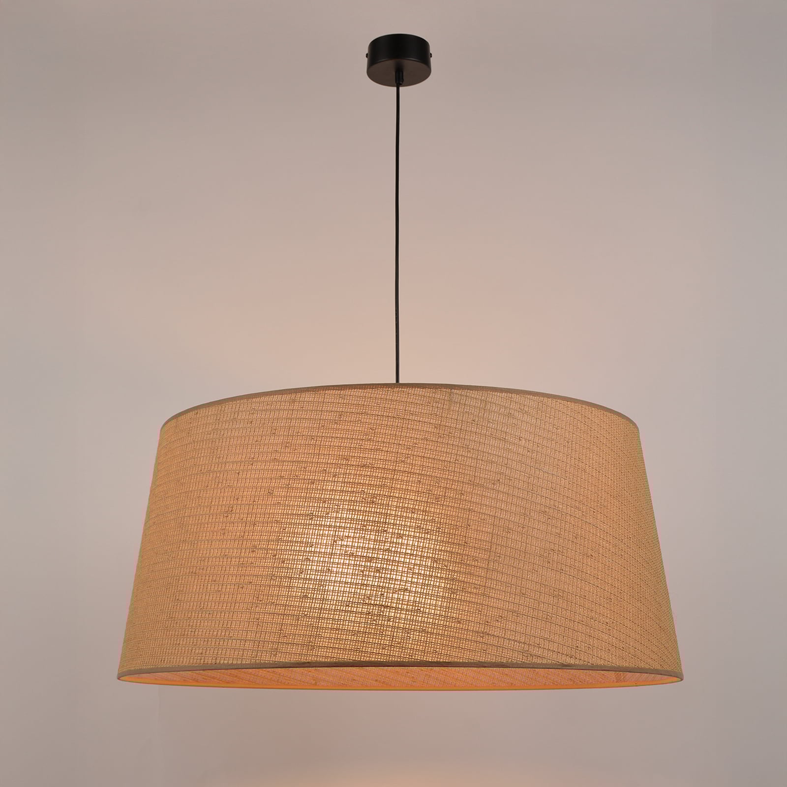 Żyrandol Tambour, jamajska, Ø 78 cm, papier