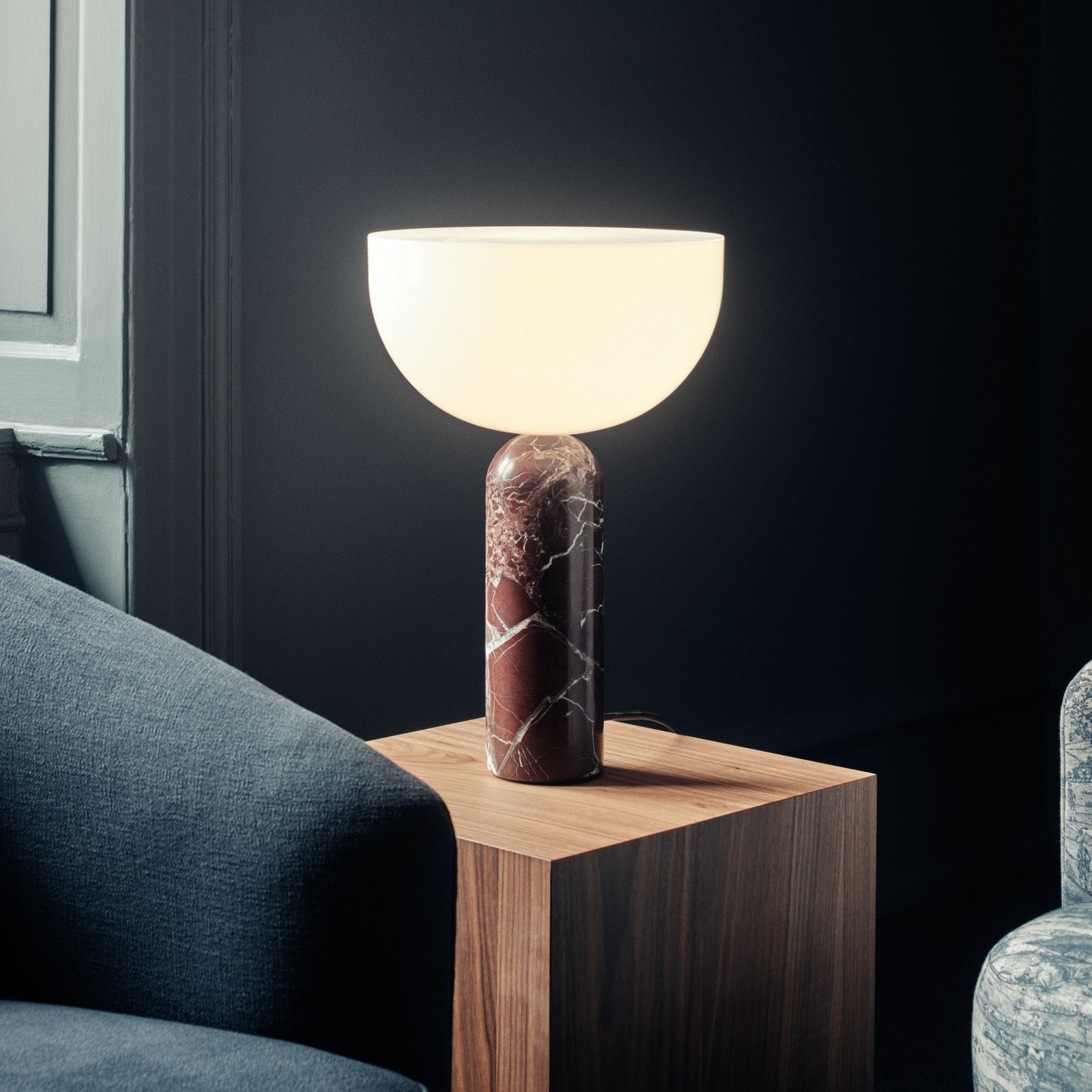Kizu Tischleuchte Large Dark Red - New Works