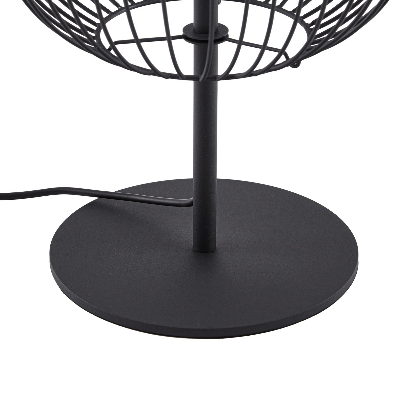 Lucande LED-lattiavalaisin ulos Richi, musta, korkeus 90 cm, IP44