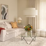 Noah Bouclé Lampada a sospensione Ø 50 cm bianco Tessile - Globen Lighting