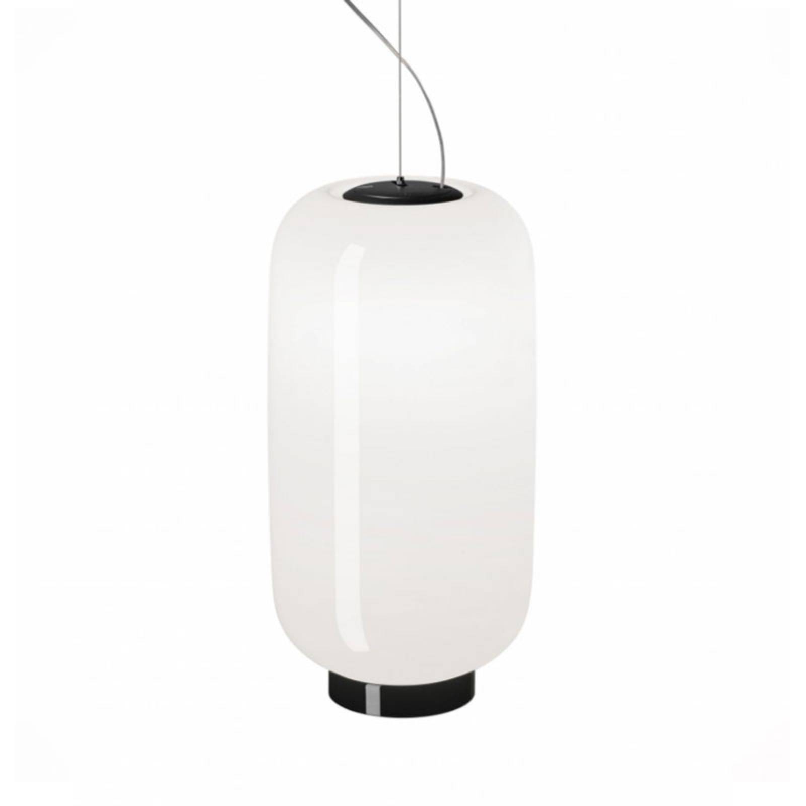 Foscarini Chouchin Reverse 2 LED black/graphite, for Kitchen, blown glass, E27, 21 W, H: 43 cm