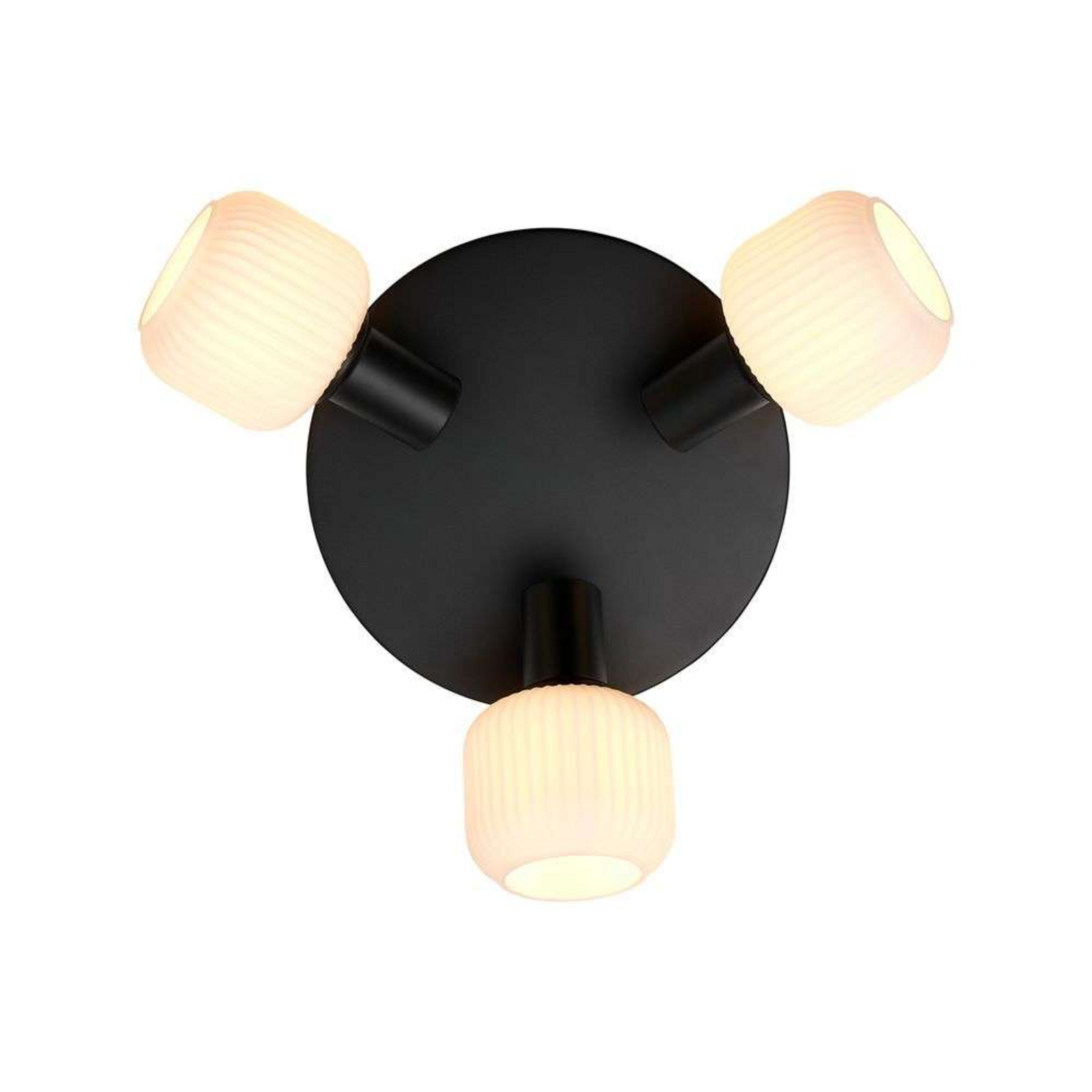 Milford 3 Mini Stropní Lampa Black - Nordlux