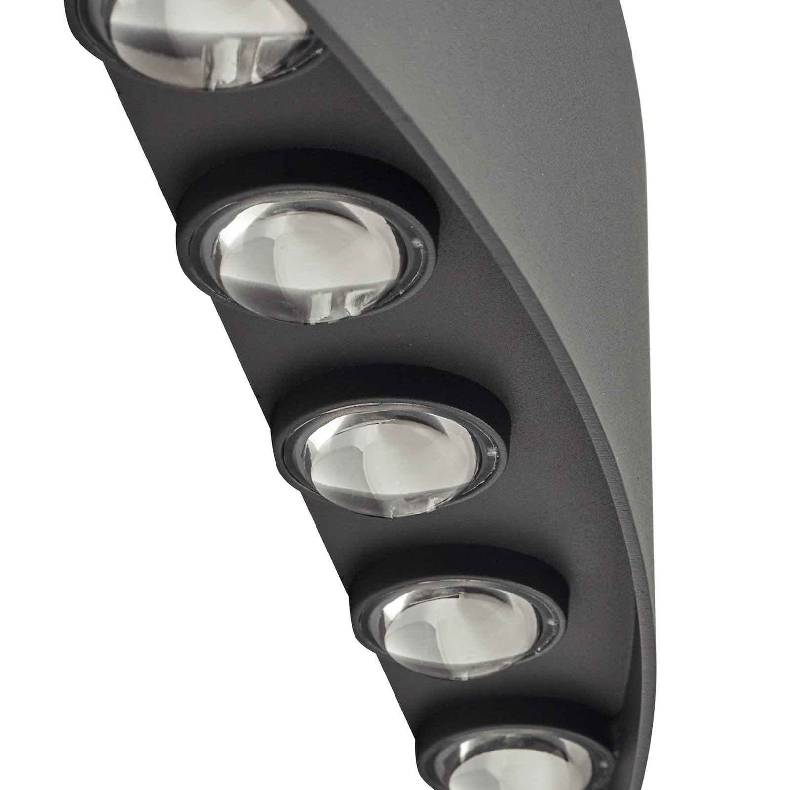 Ithan 5 LED Outdoor Wall Lamp Dark Grey - Lindby