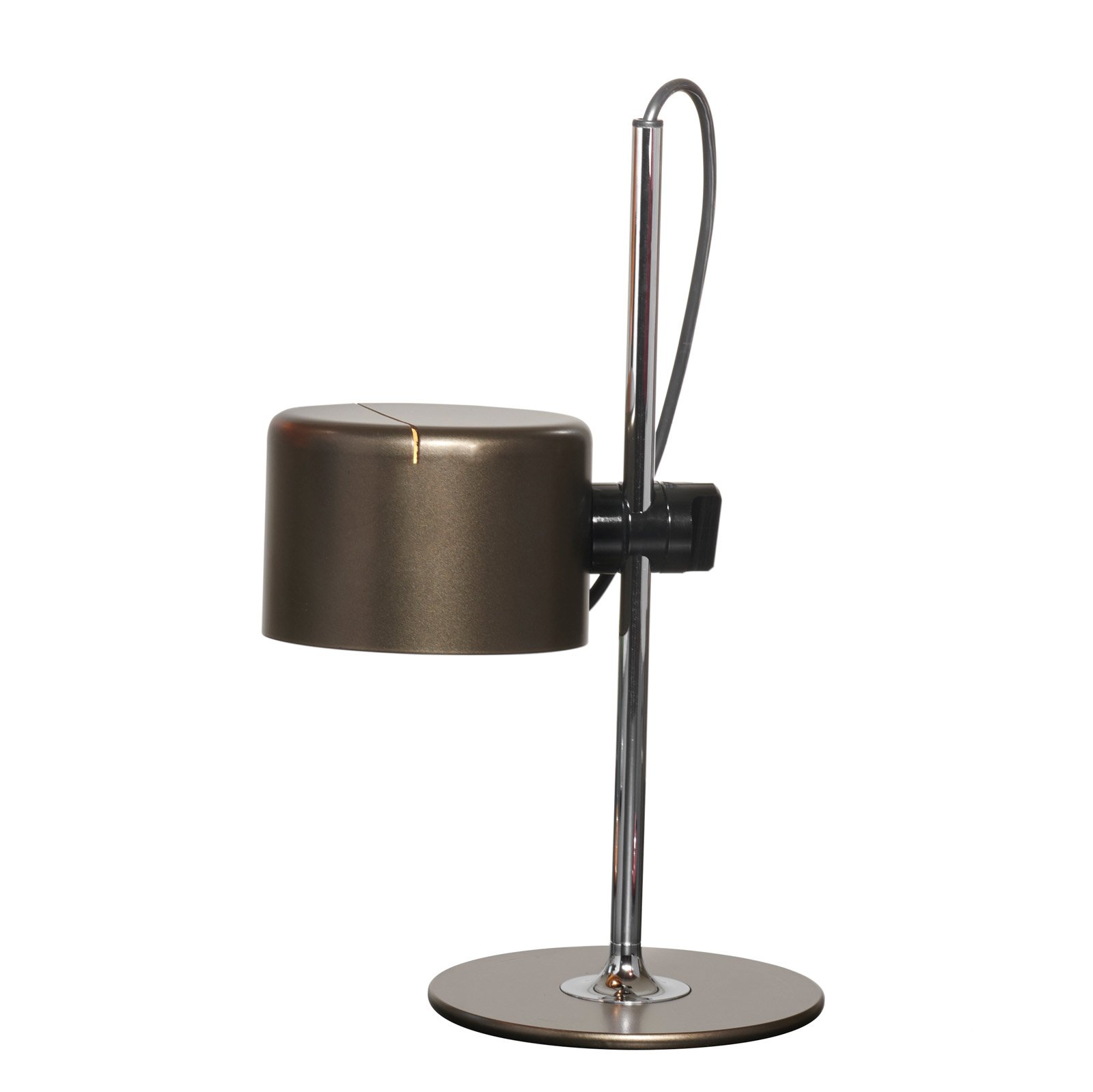 Oluce Mini Coupè lampe à poser LED, bronze