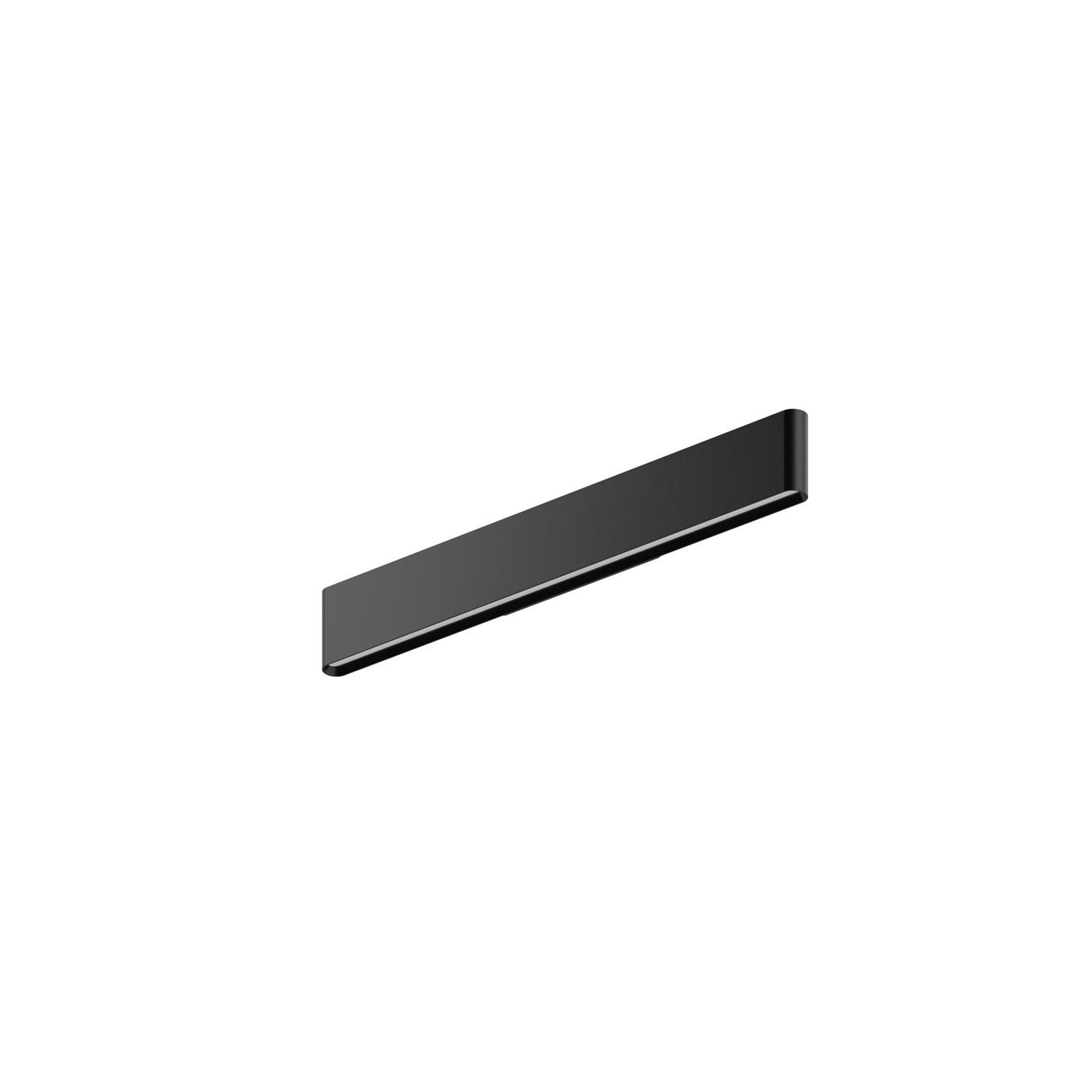 Applique murale LED Satori, largeur 58,5 cm, noir, 2700 K, aluminium