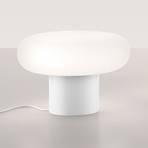 Artemide Itka LED galda lampa, balta keramikas pamatne