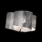 Papiro plafondlamp, 3-lamps, zilver