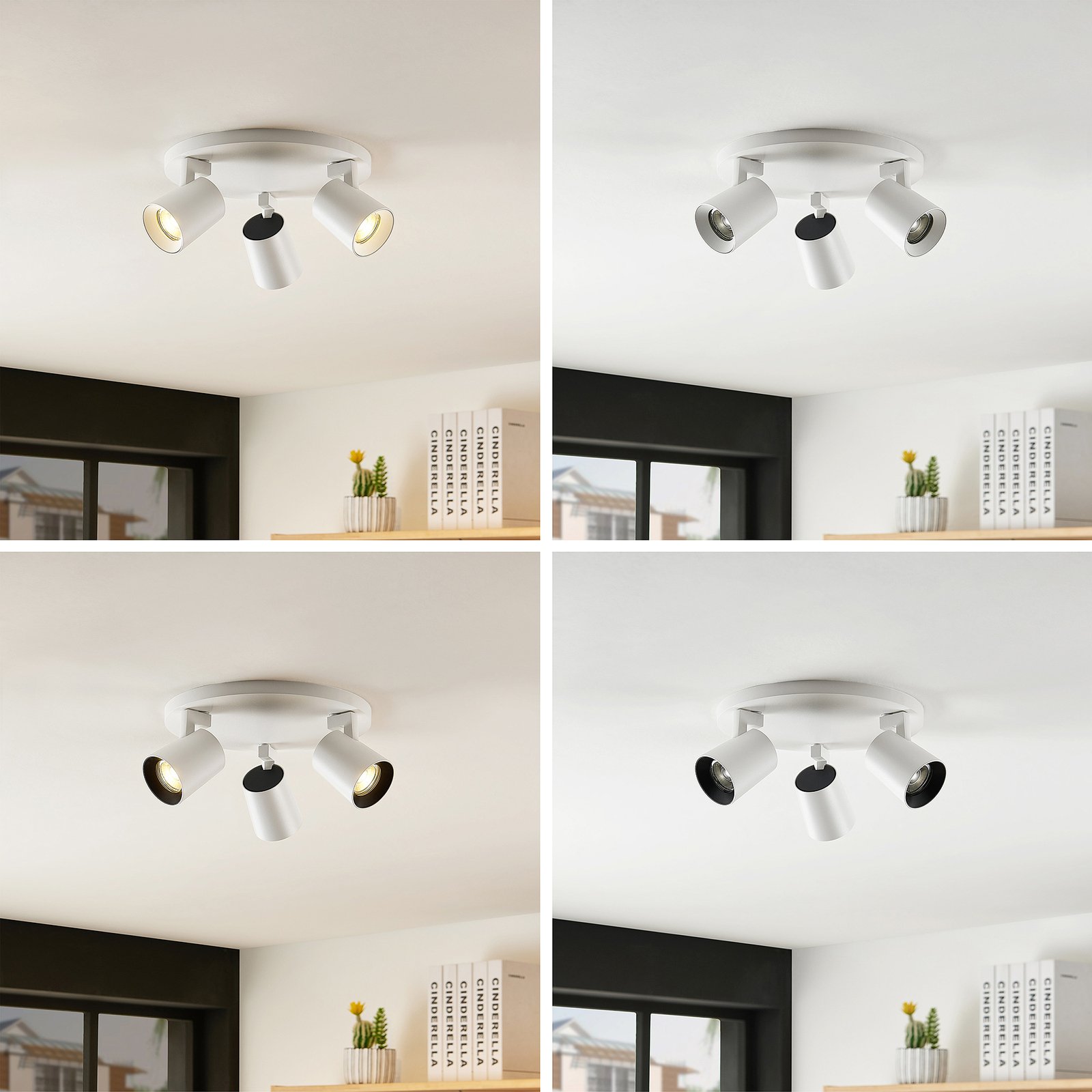 Iavo 3 Round Plafond White - Arcchio