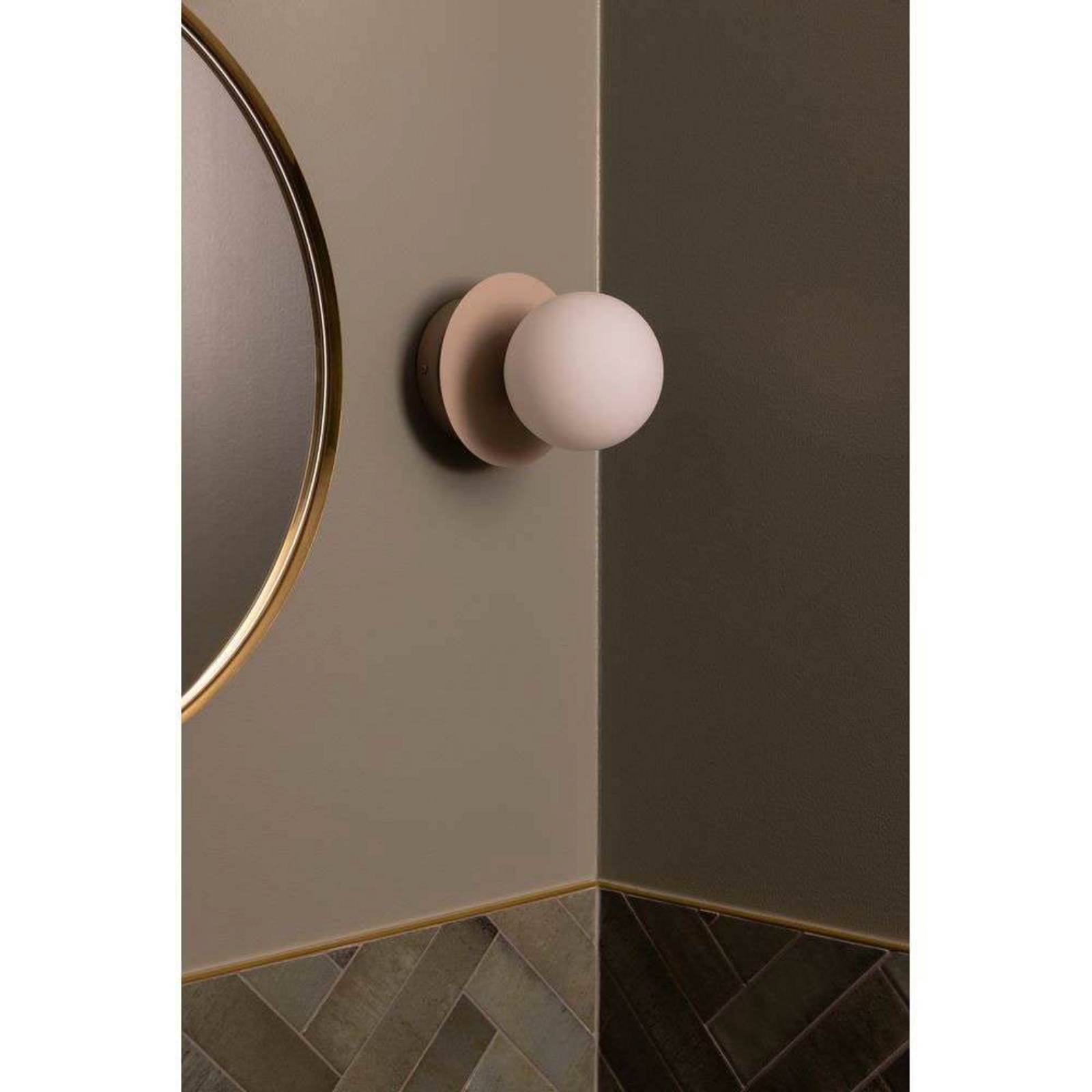  Globen Lighting Globen Lighting Wandlampe Art Deco, Beige/weiß ø 16 Cm Ip44 
