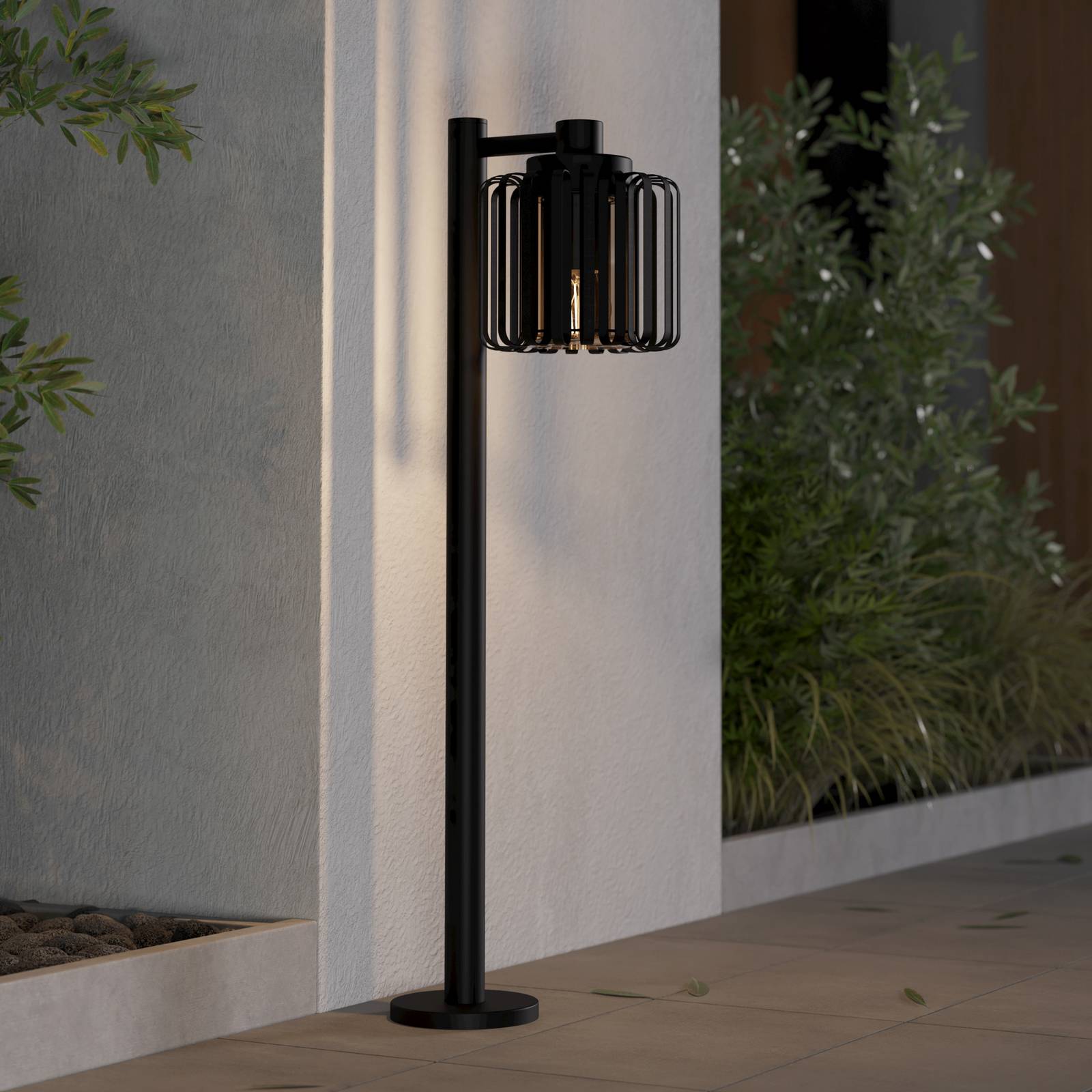 Wegeleuchte Selinus mit hängendem Schirm günstig online kaufen