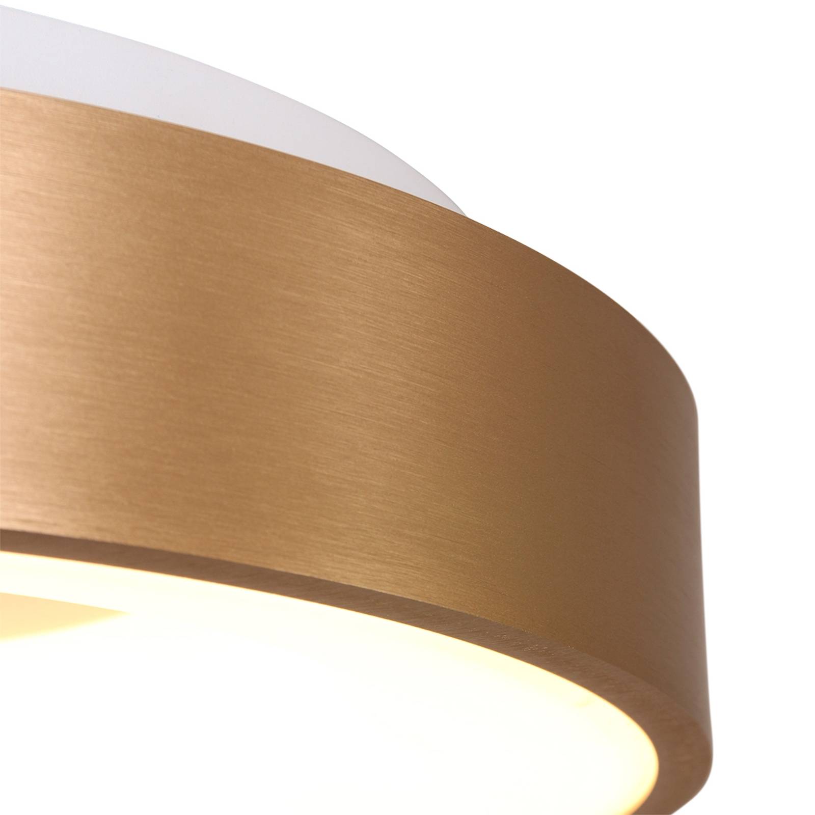 Lampa sufitowa LED Ringlede 2,700 K Ø 30 cm złota