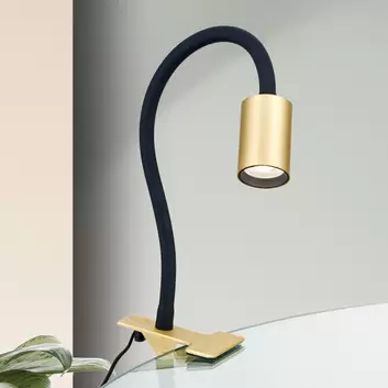 Brass deals clamp lamp