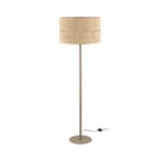 Piantana Calma, beige, rafia, altezza 159 cm, E27