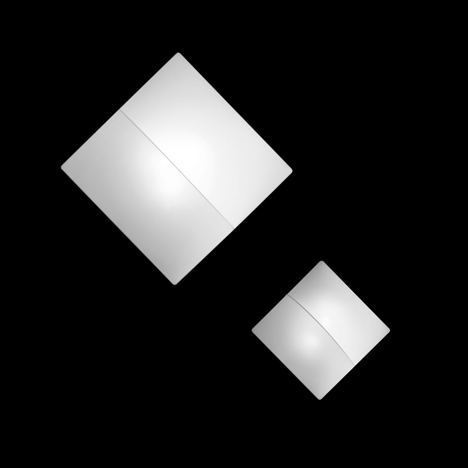 Axolight Nelly S - quadratische Wandleuchte