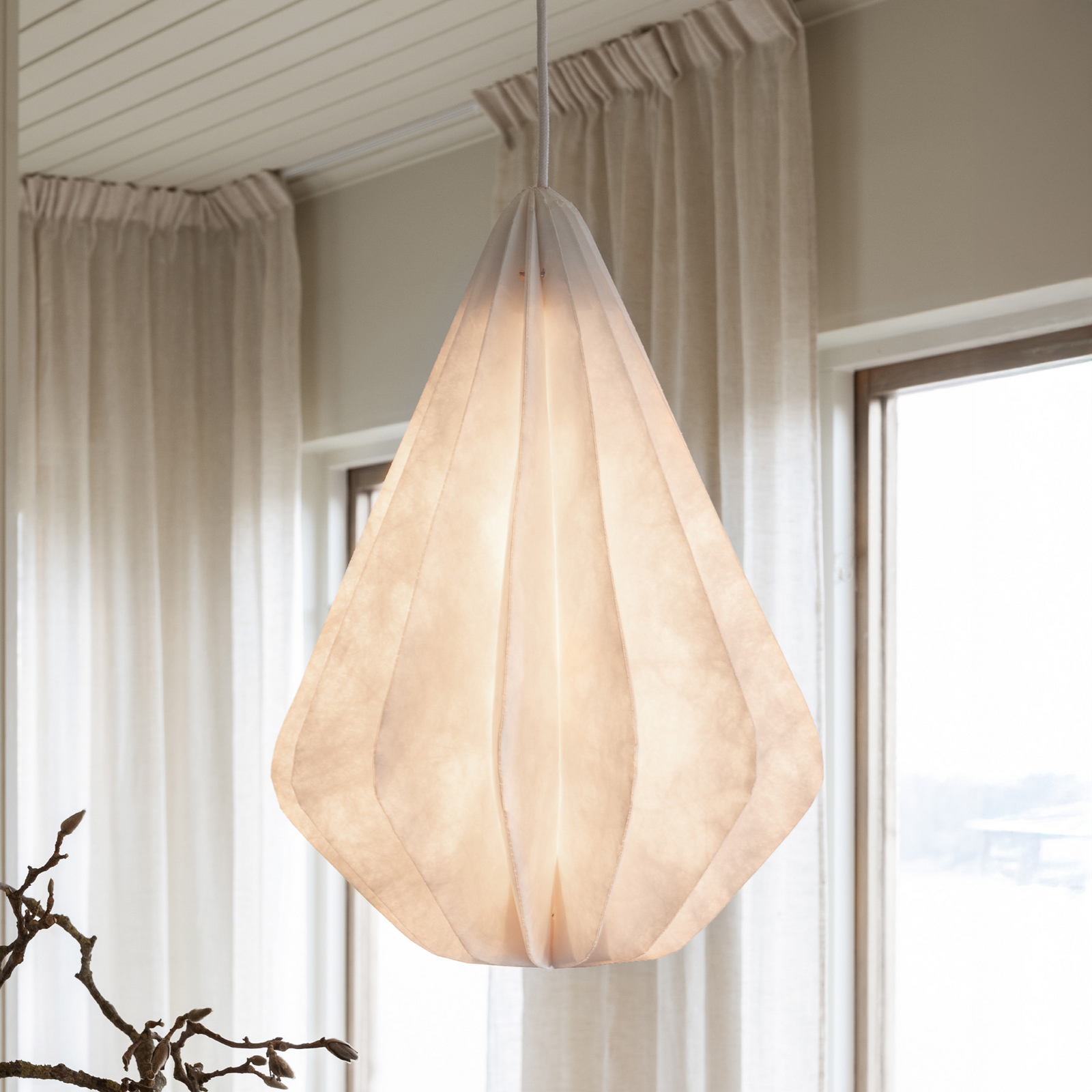 Pinecone pendellampe, hvit – Watt & Veke Pinecone pendellampe, hvit – Watt & Veke