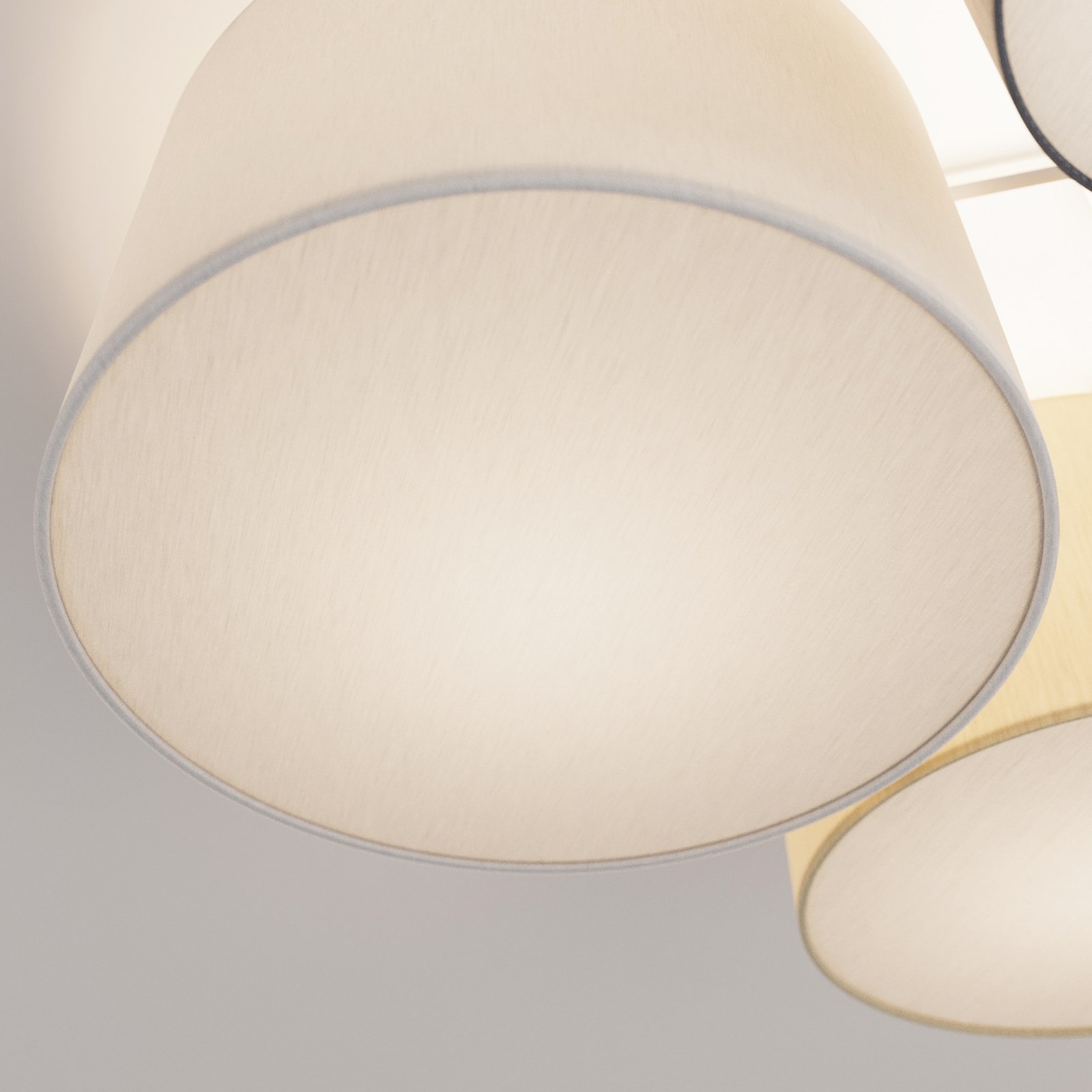 Laurenz 5 Ceiling Lamp Brown/Beige - Lindby