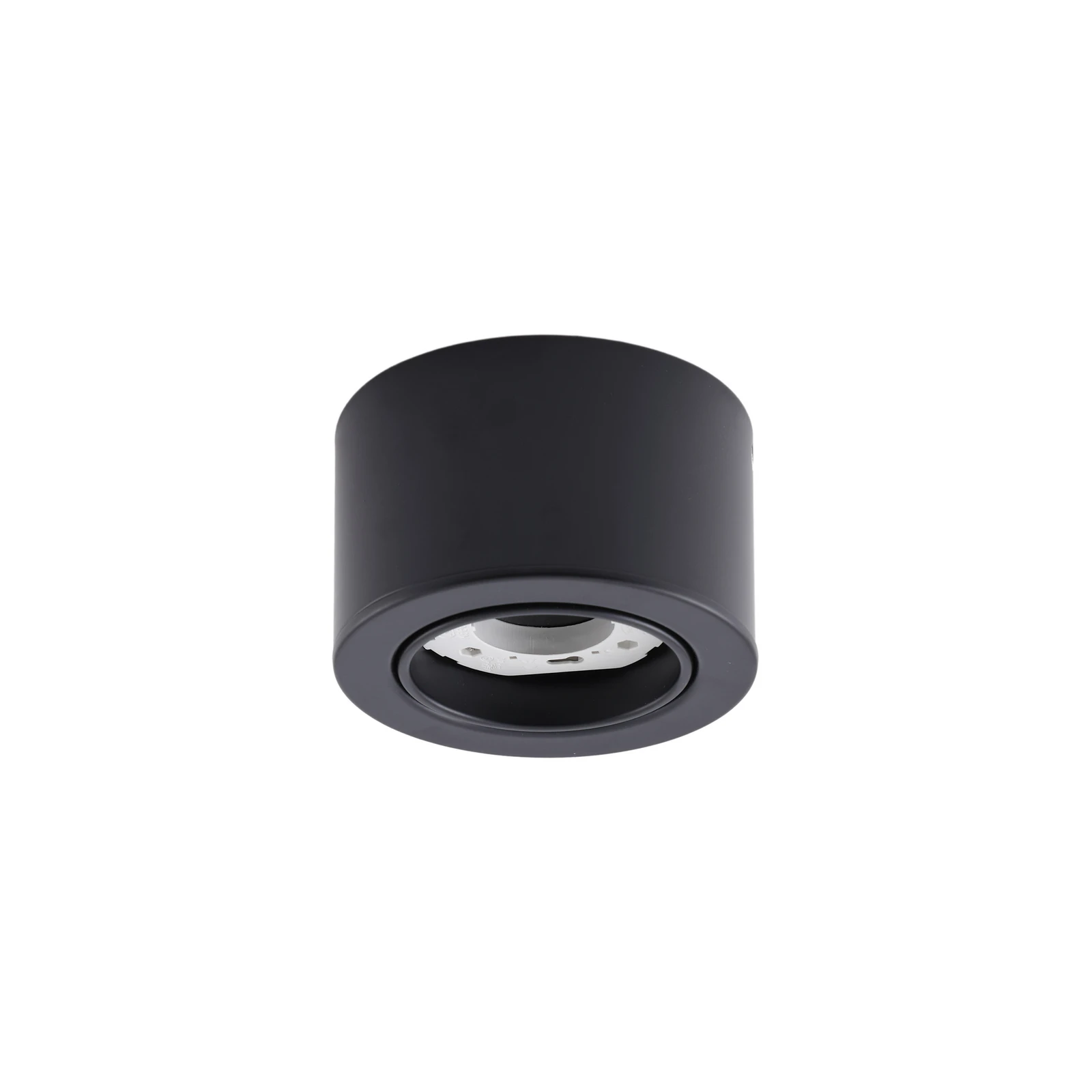 Lindby Downlight Jyla, 1 φως, μαύρο ματ, GX53