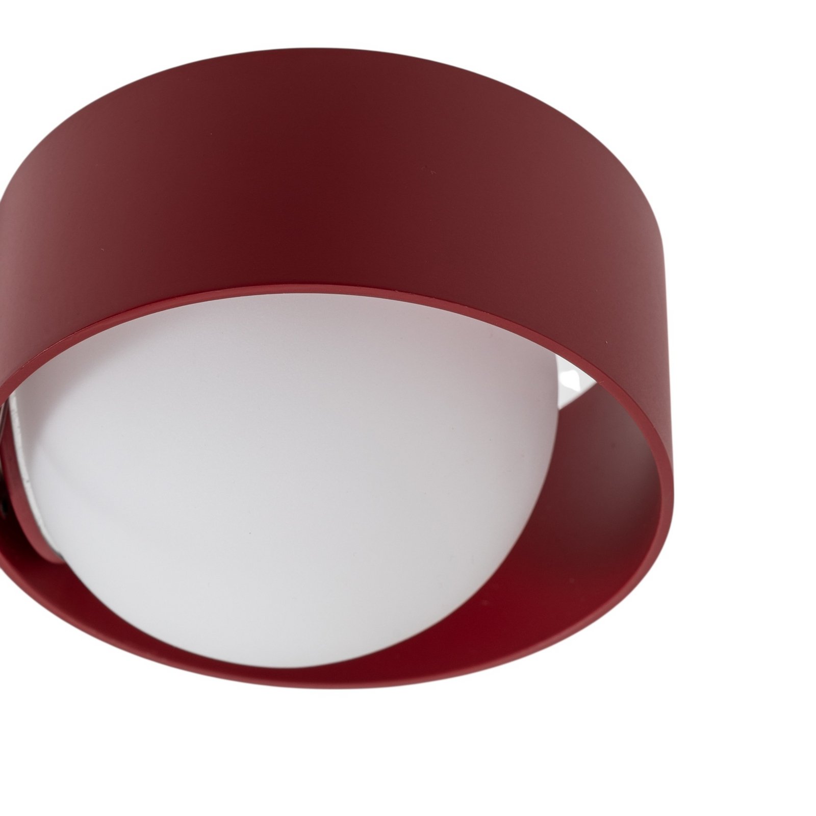 Deckenleuchte Mado, einflammig, rot