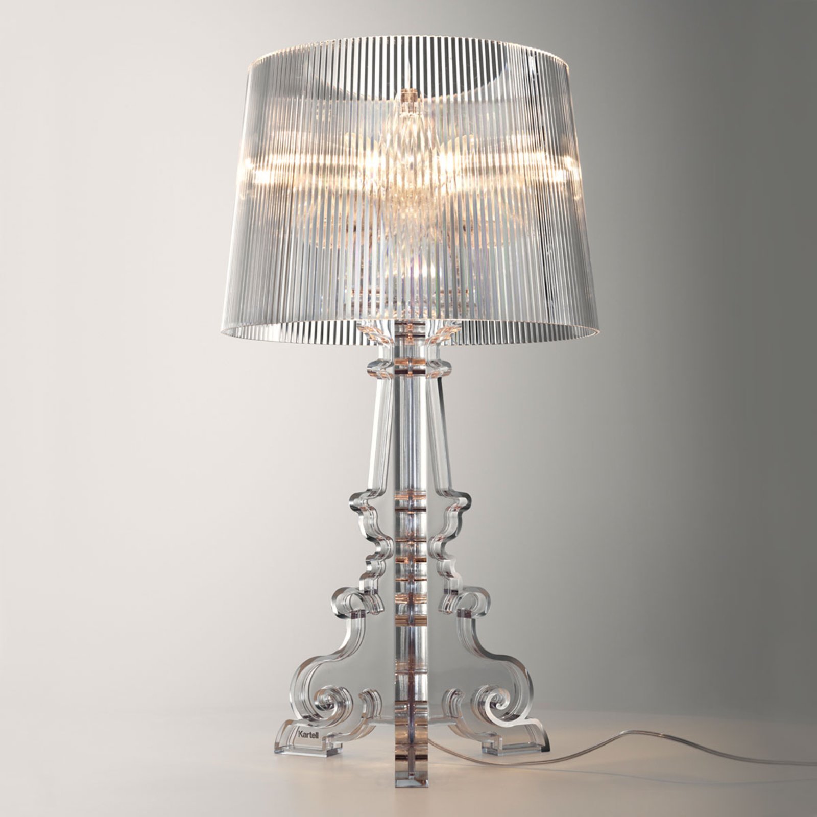 Kartell Bourgie - LED tafellamp, transparant