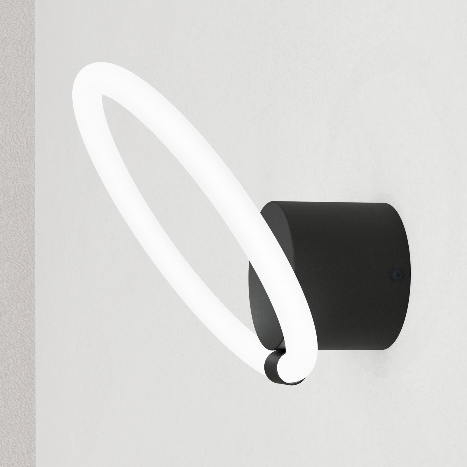 EGLO Caranacoa aplică de perete LED - Camera de zi / sufragerie - modern - negru alb - Metal