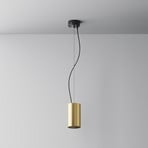 Suspension LED Efir de Maytoni, doré mat, Ø 7,5 cm, 15 W, 38°