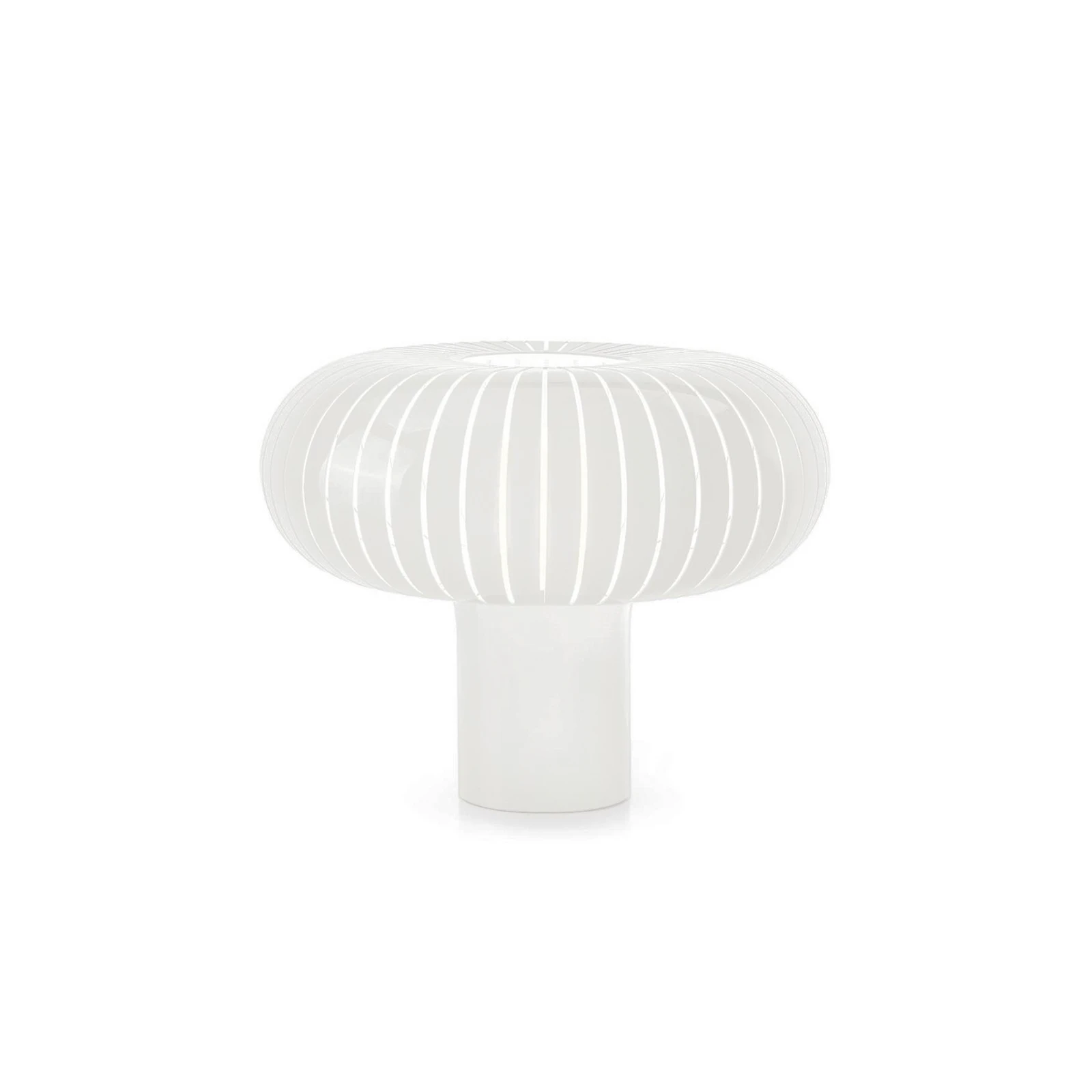 Kartell stolní lampa Teresa, bílá, Ø 50 cm, recyklované PMMA