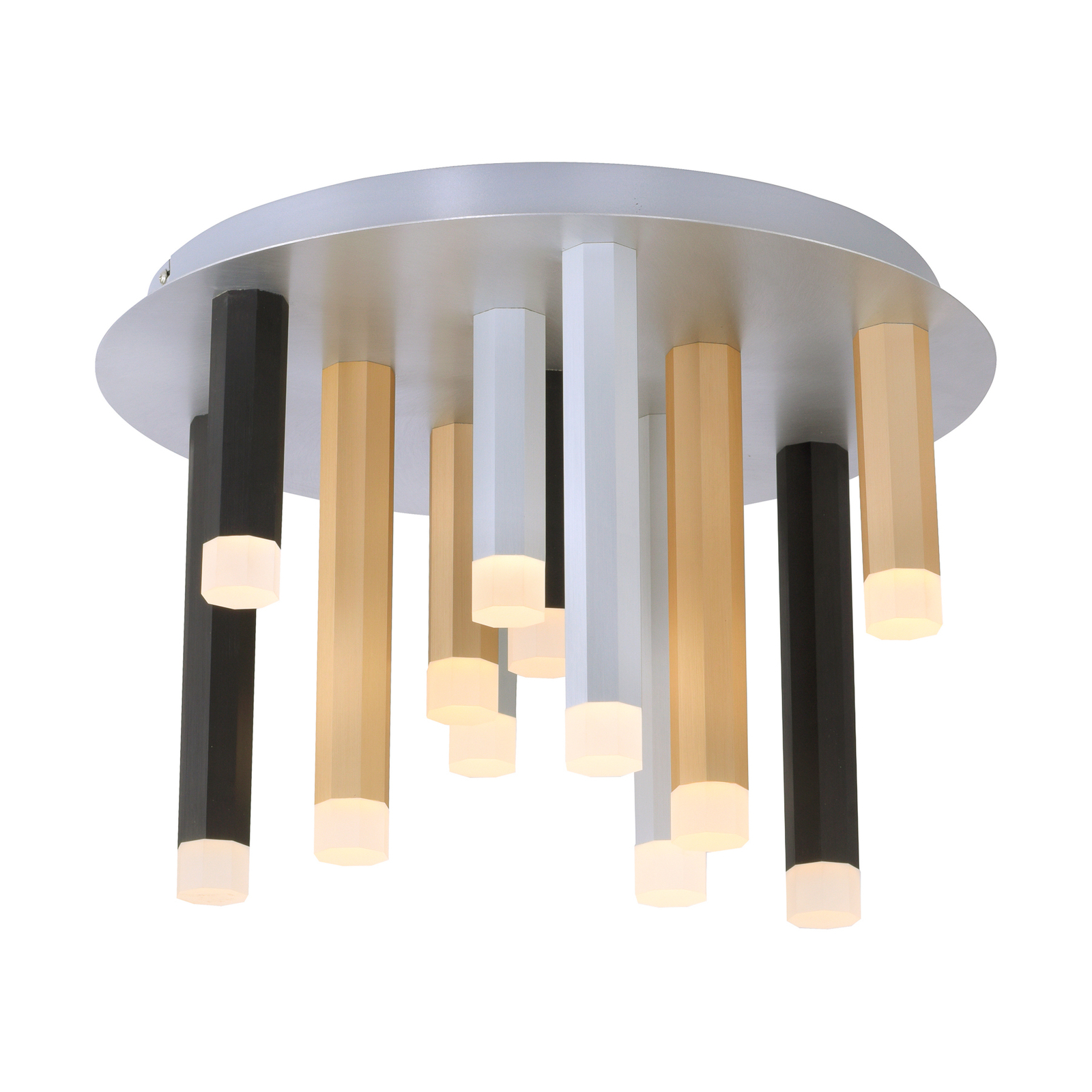 Paul Neuhaus Pure-Gemin LED plafondlamp 12-lamps