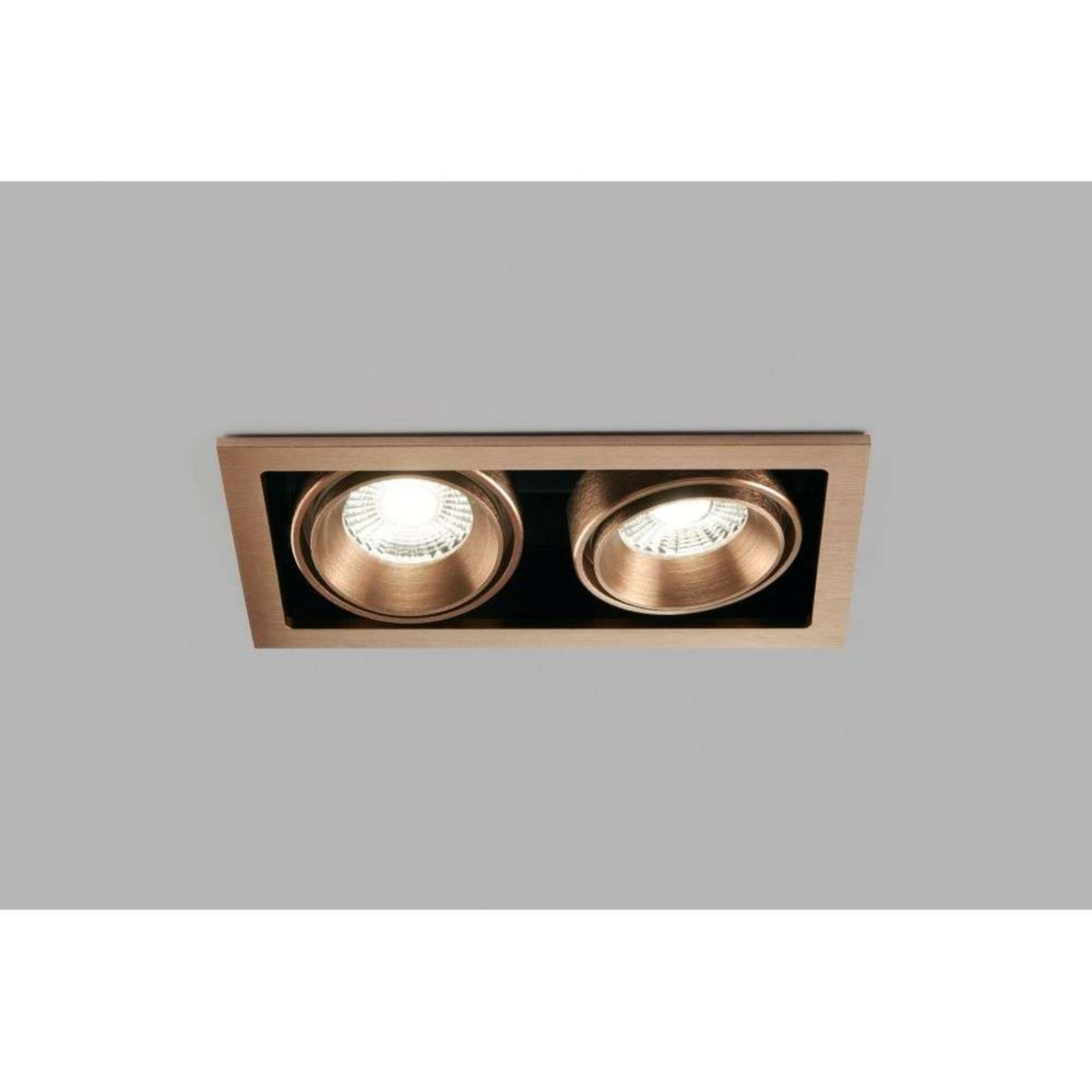 Ghost+2 Indbygningsspots 18W 2700/3000K Rosaguld LIGHT-POINT - Stue - Metal