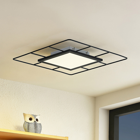 Lindby Khai lampa sufitowa LED Stepdim, 45 x 45 cm